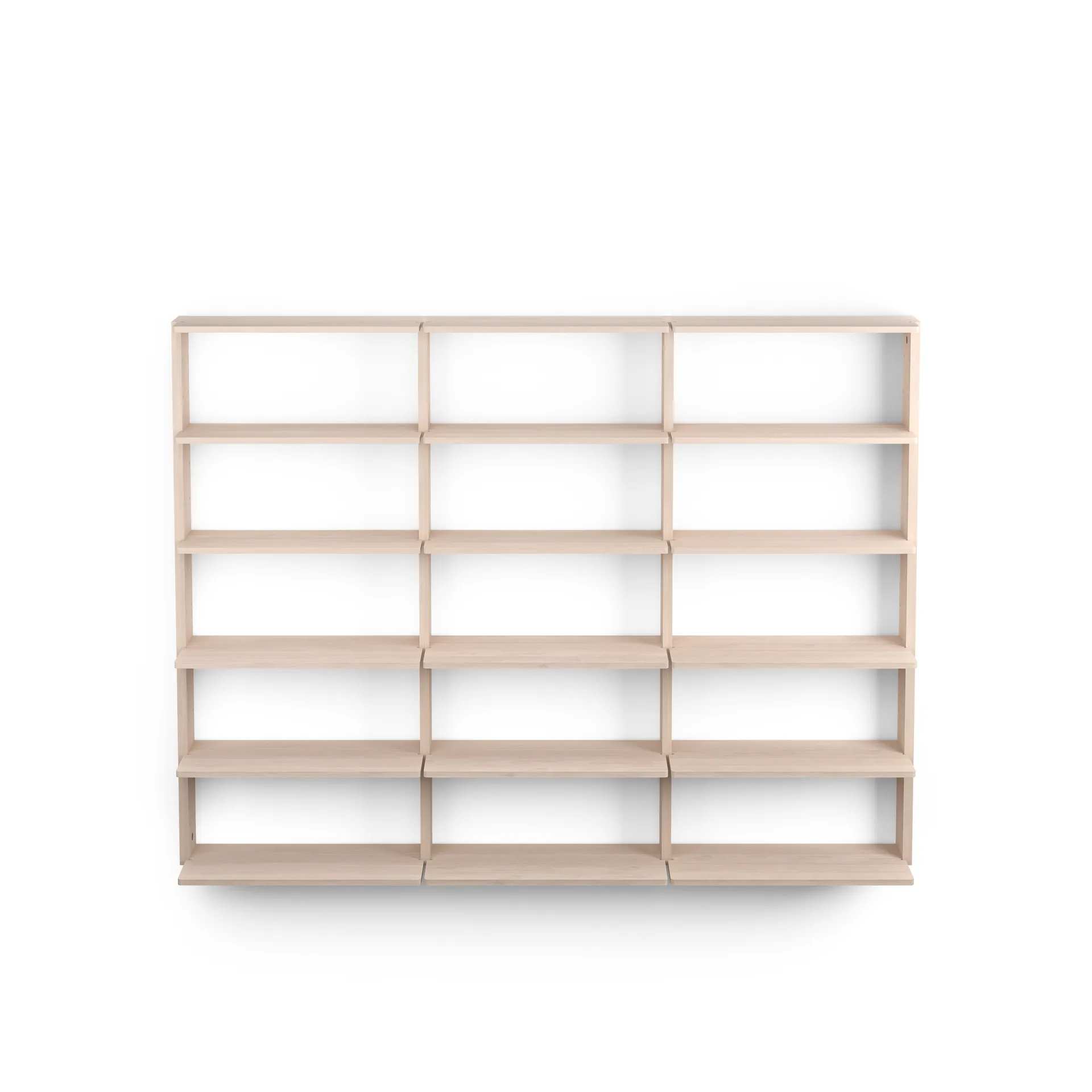 Gridlock - T3-A9-A9 Wandregal, Natural Ash Massproductions