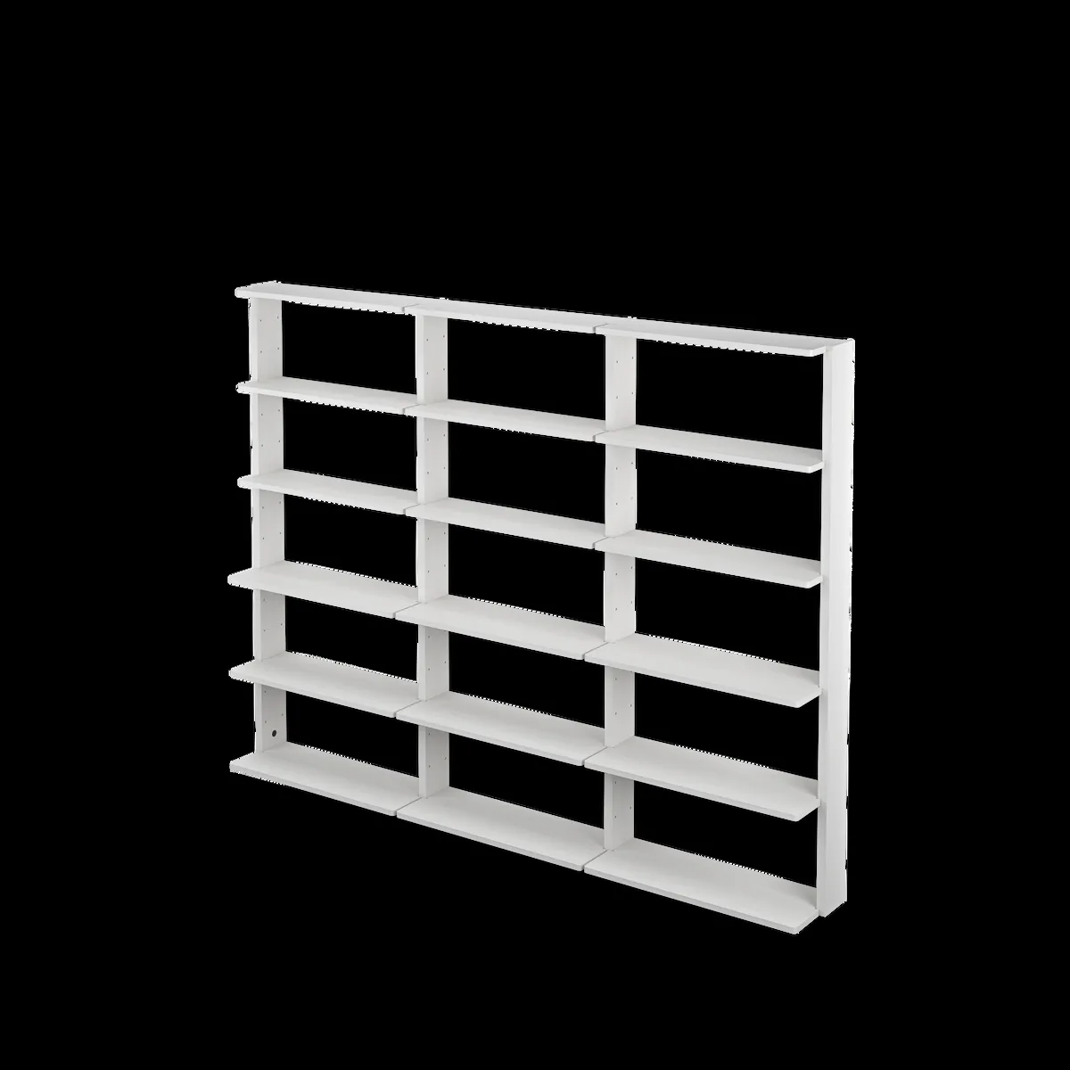 Massproductions Gridlock - T3-A9-A9 Wandregal White stained Ash