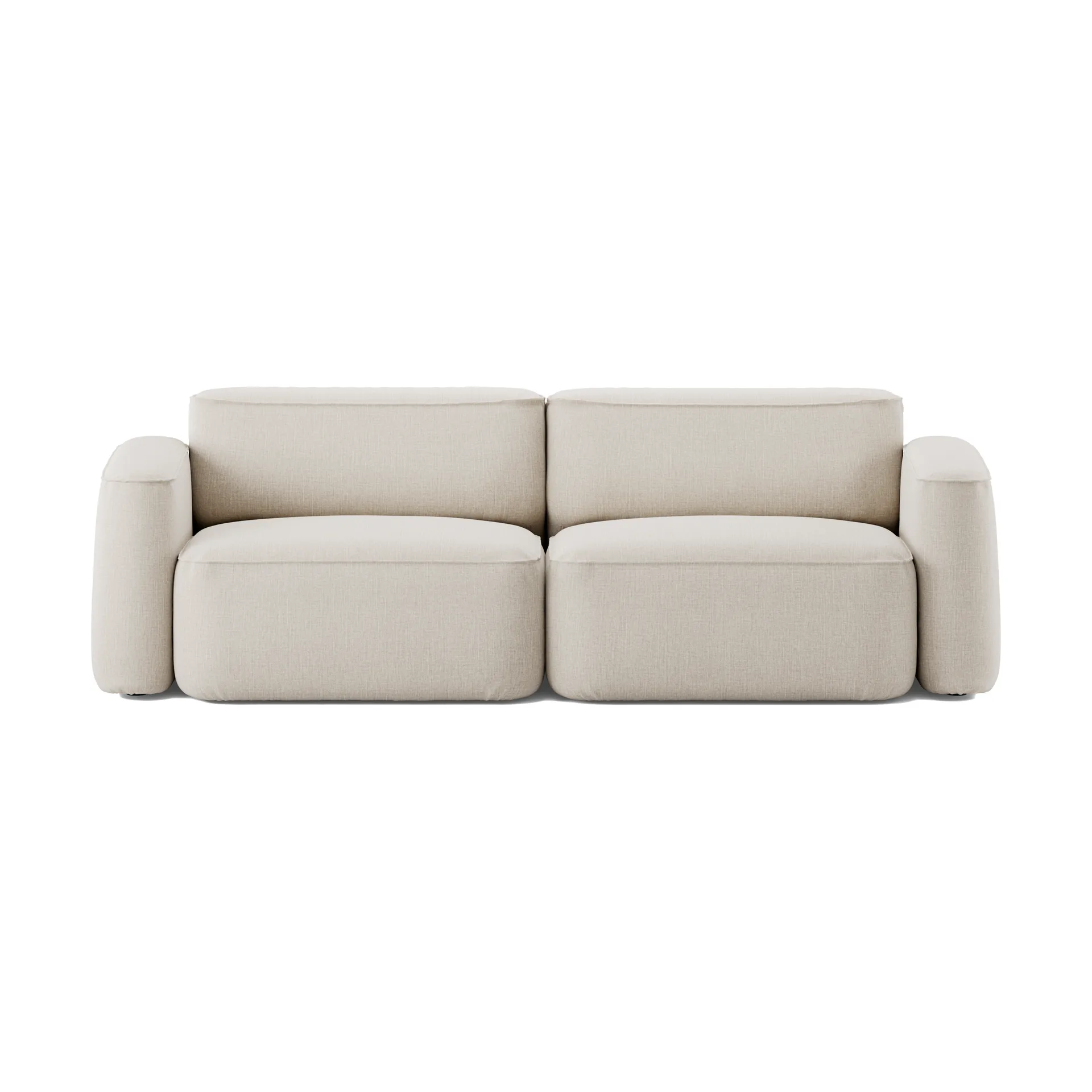 Patch 2,5-Sitzer Sofa, Linara 05 Porridge Massproductions