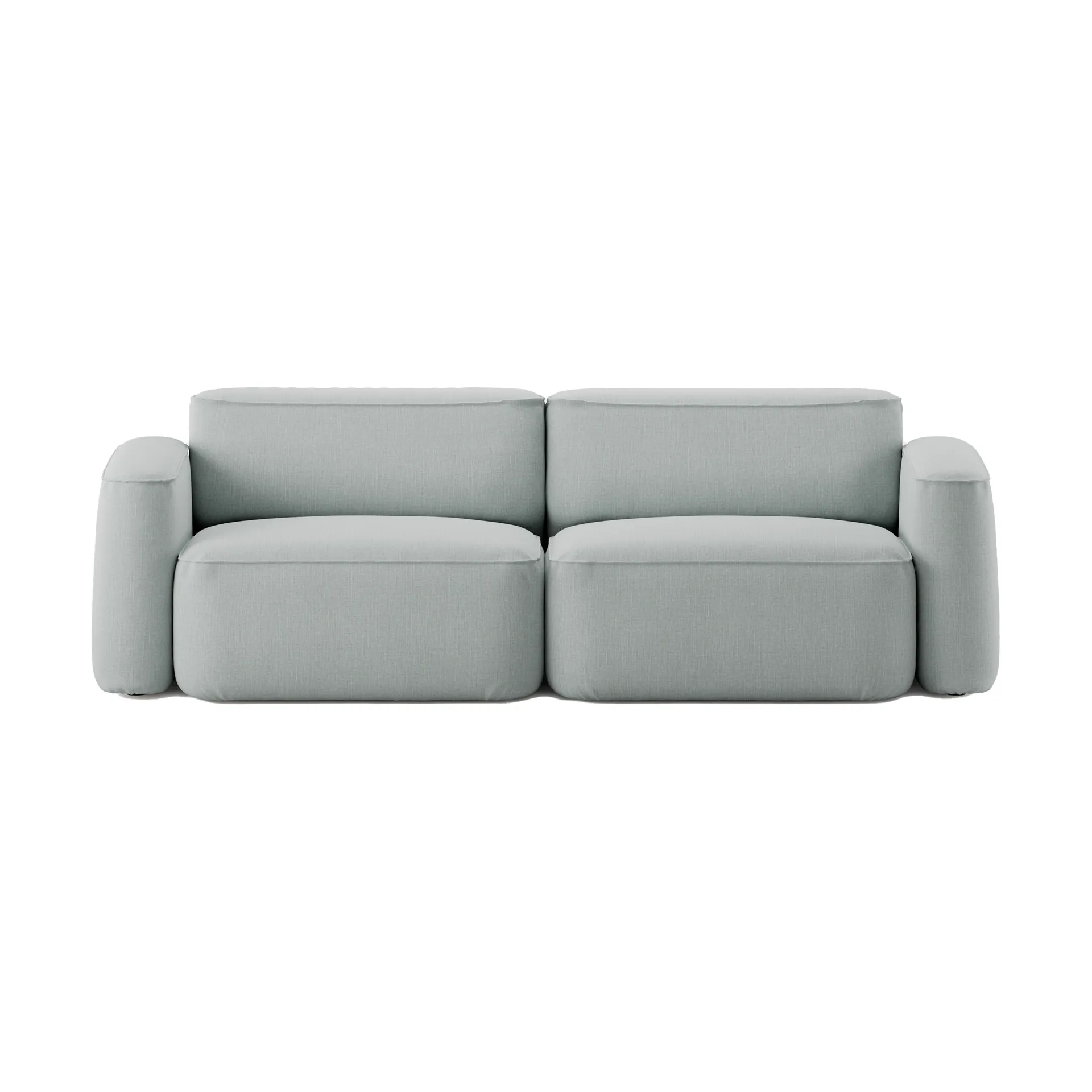 Patch 2,5-Sitzer Sofa, Linara 253 Swedish Grey Massproductions
