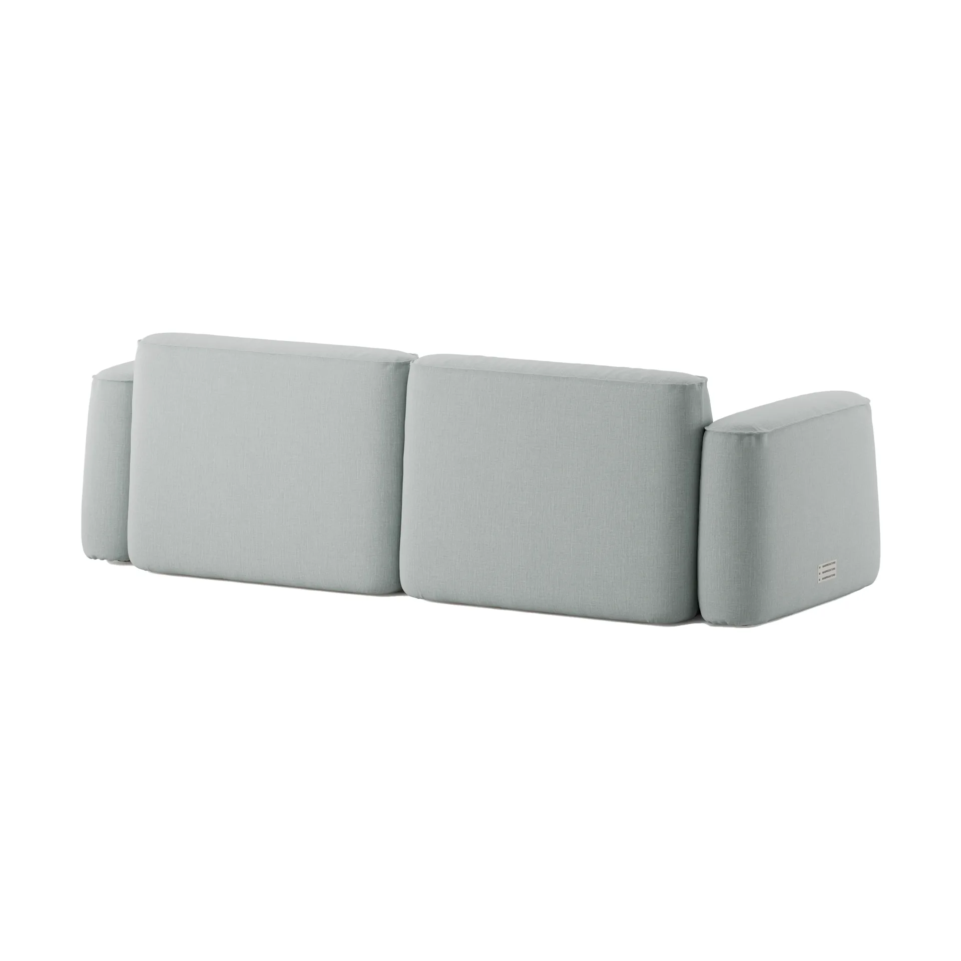 Patch 2,5-Sitzer Sofa, Linara 253 Swedish Grey Massproductions