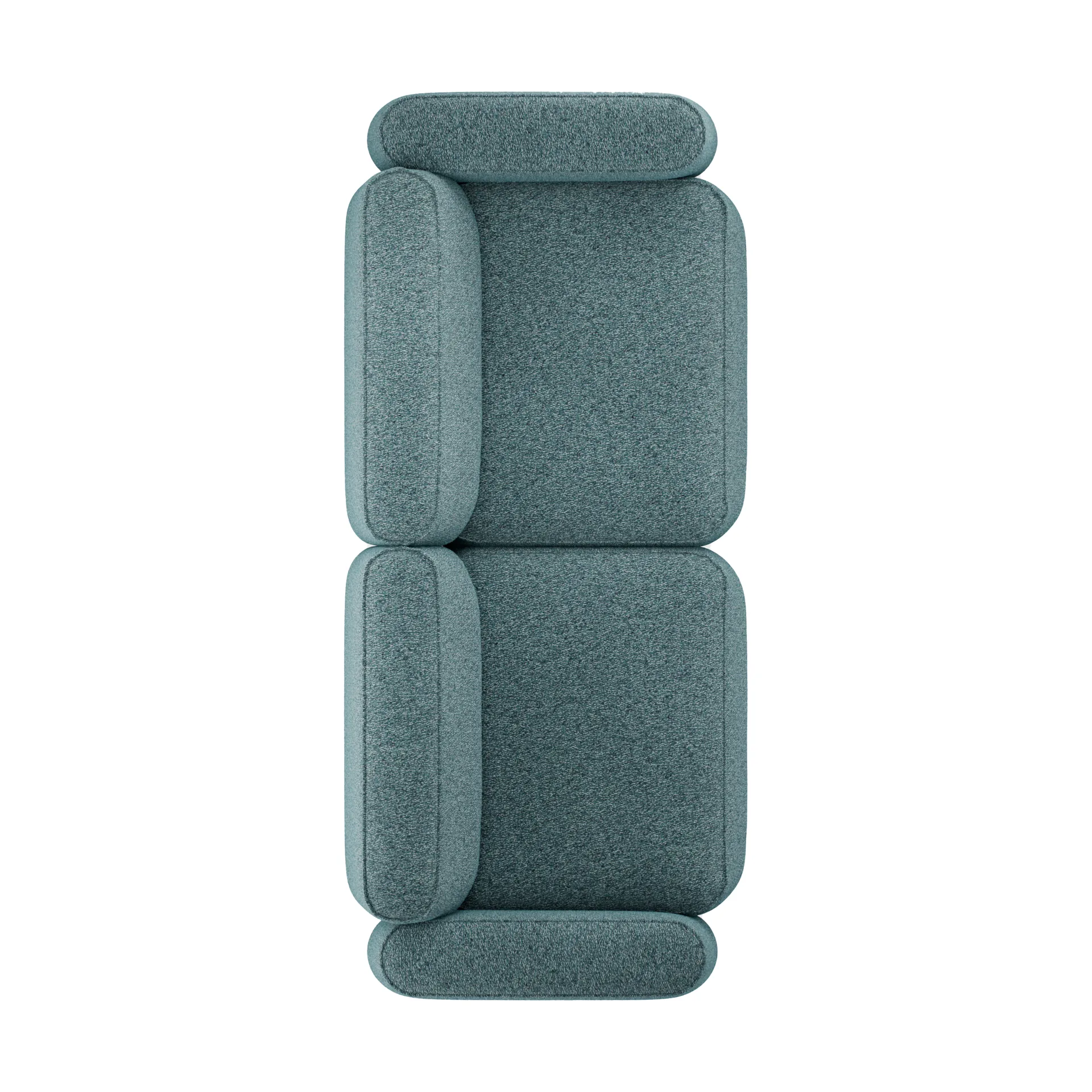 Patch 2,5-Sitzer Sofa, Spiral 06 Dragonfly Massproductions