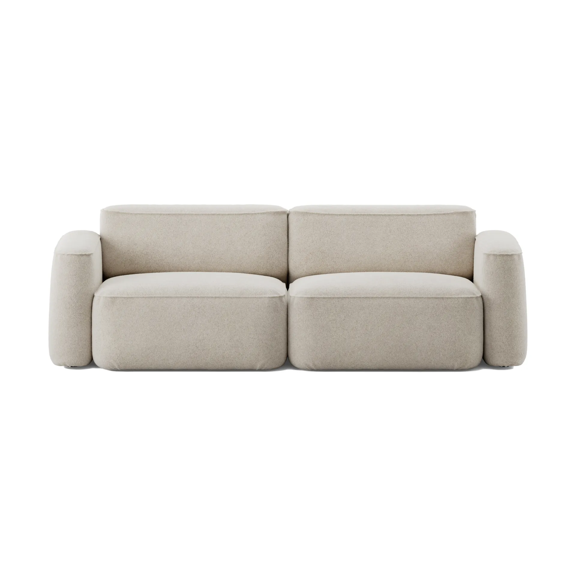 Patch 2,5-Sitzer Sofa, Spiral 21 Chalk Massproductions
