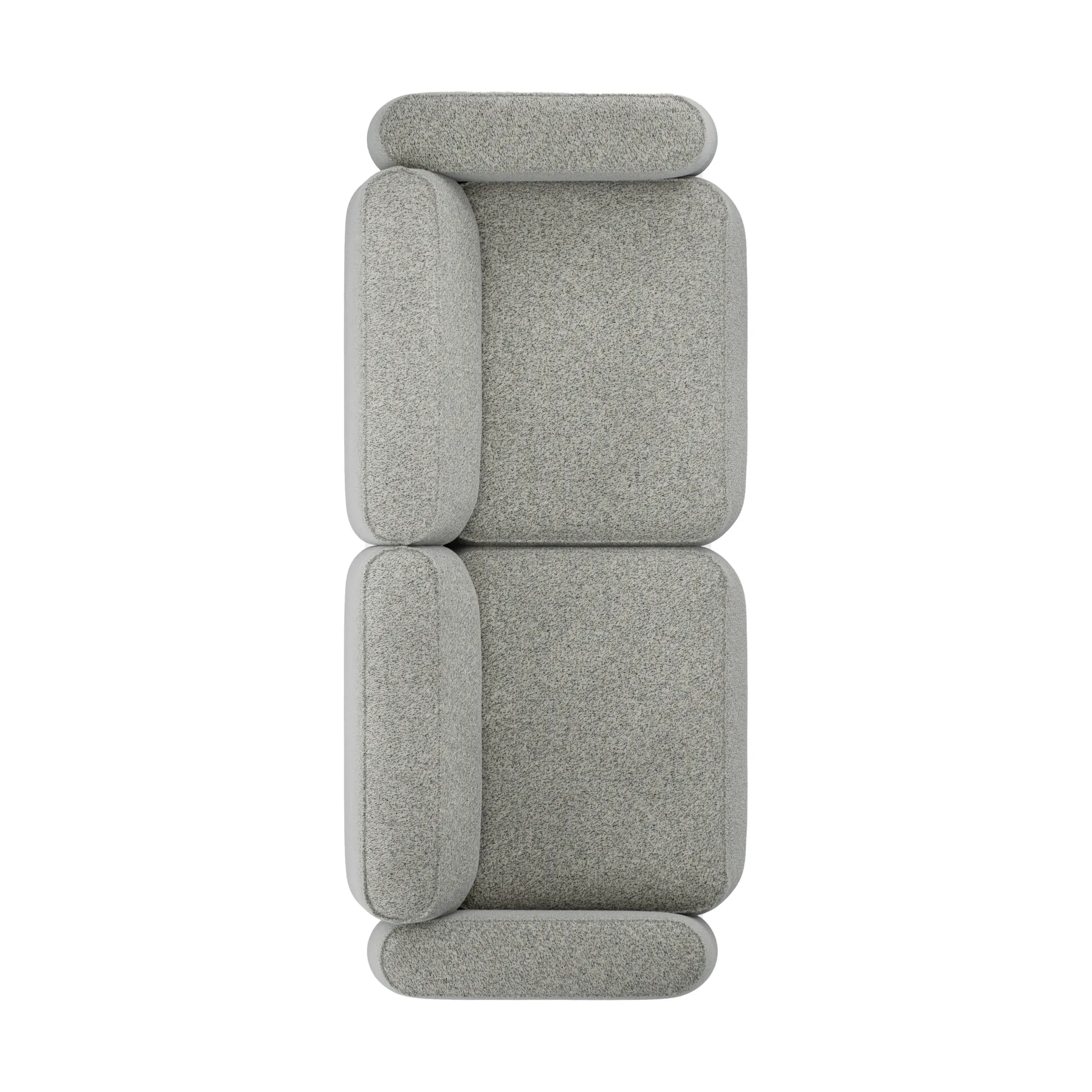 Patch 2,5-Sitzer Sofa, Spiral 23 Monochrome Massproductions