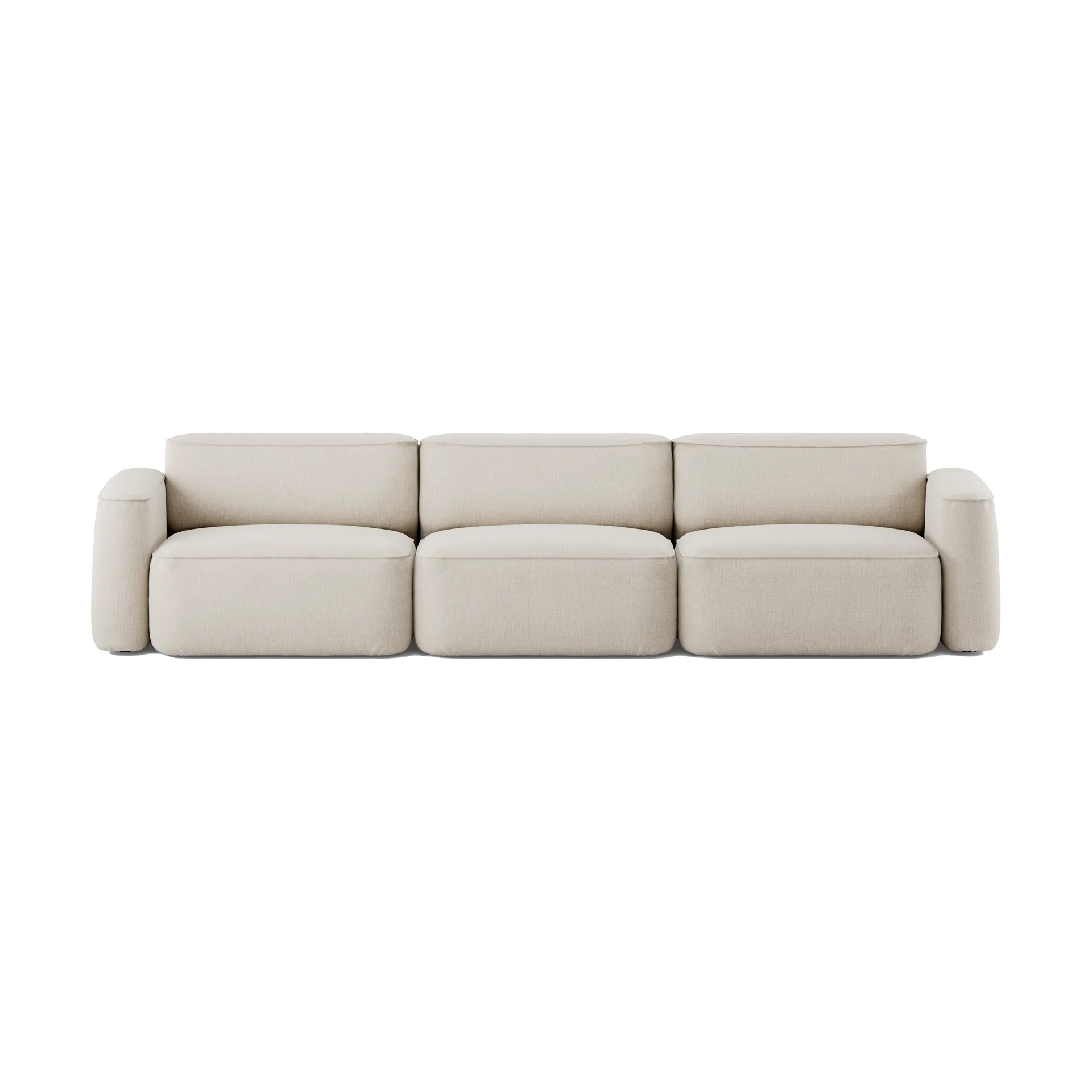 Patch 3-Sitzer Sofa, Linara 05 Porridge Massproductions