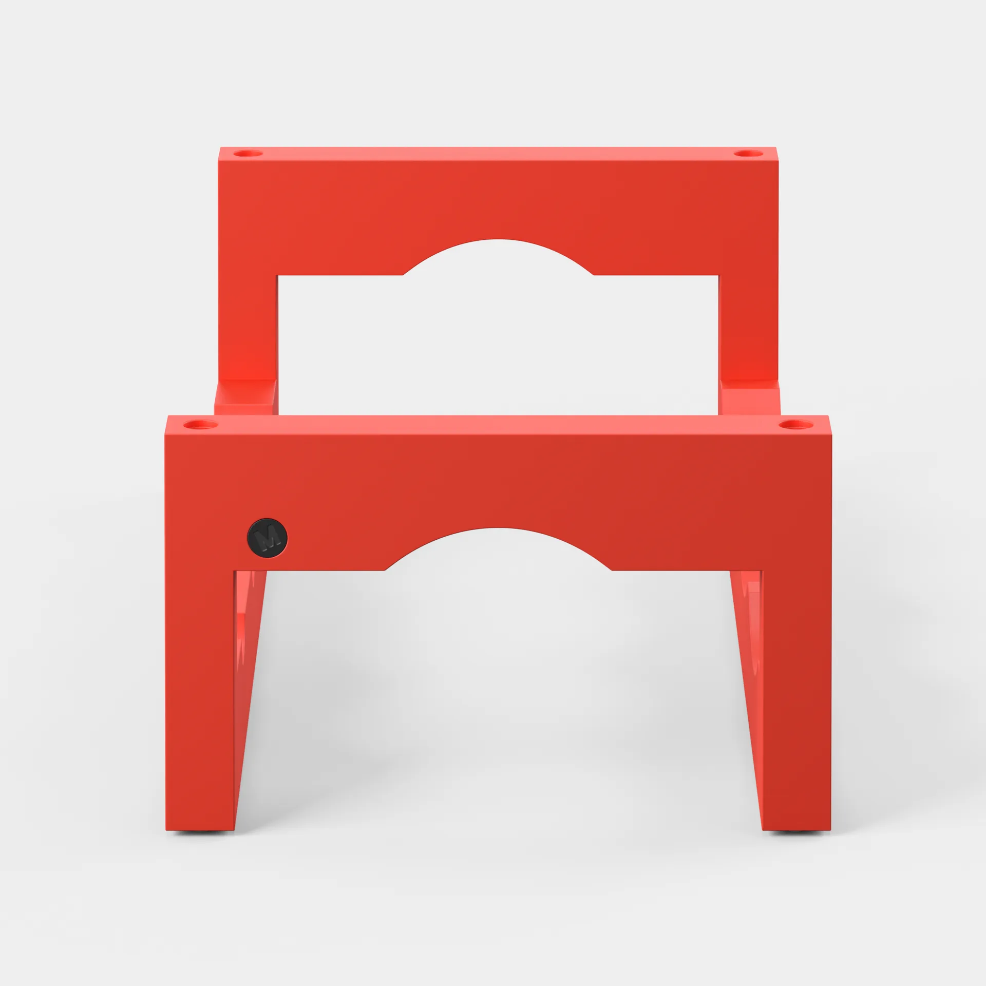 Silo stapelbares Weinregal, Rot  Massproductions