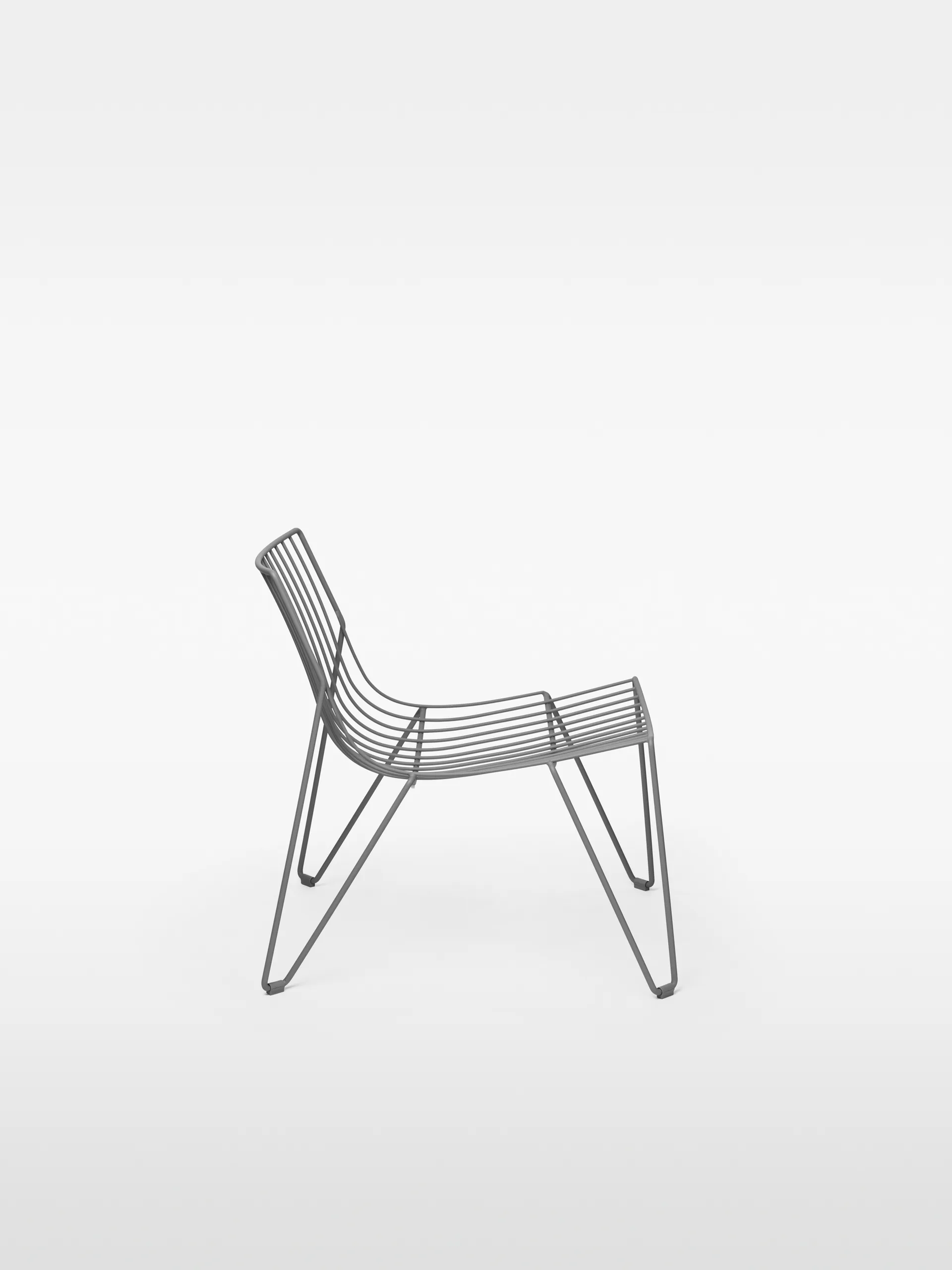 Tio easy chair Loungesessel, Stone Grey Massproductions