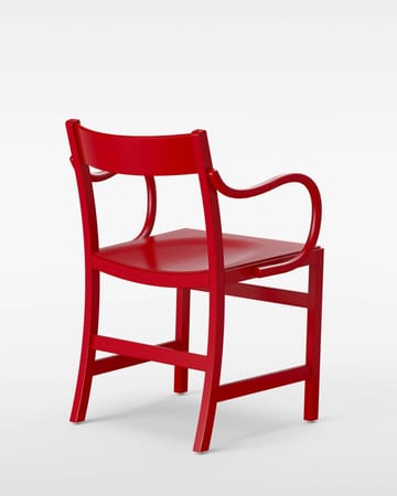 Waiter XL Sessel - Buche rot lackiert - Massproductions