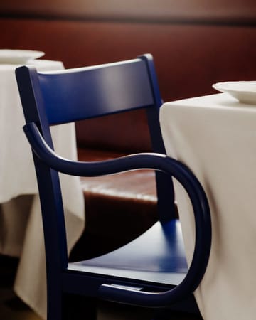 Waiter XL Sessel - Buche rot lackiert - Massproductions