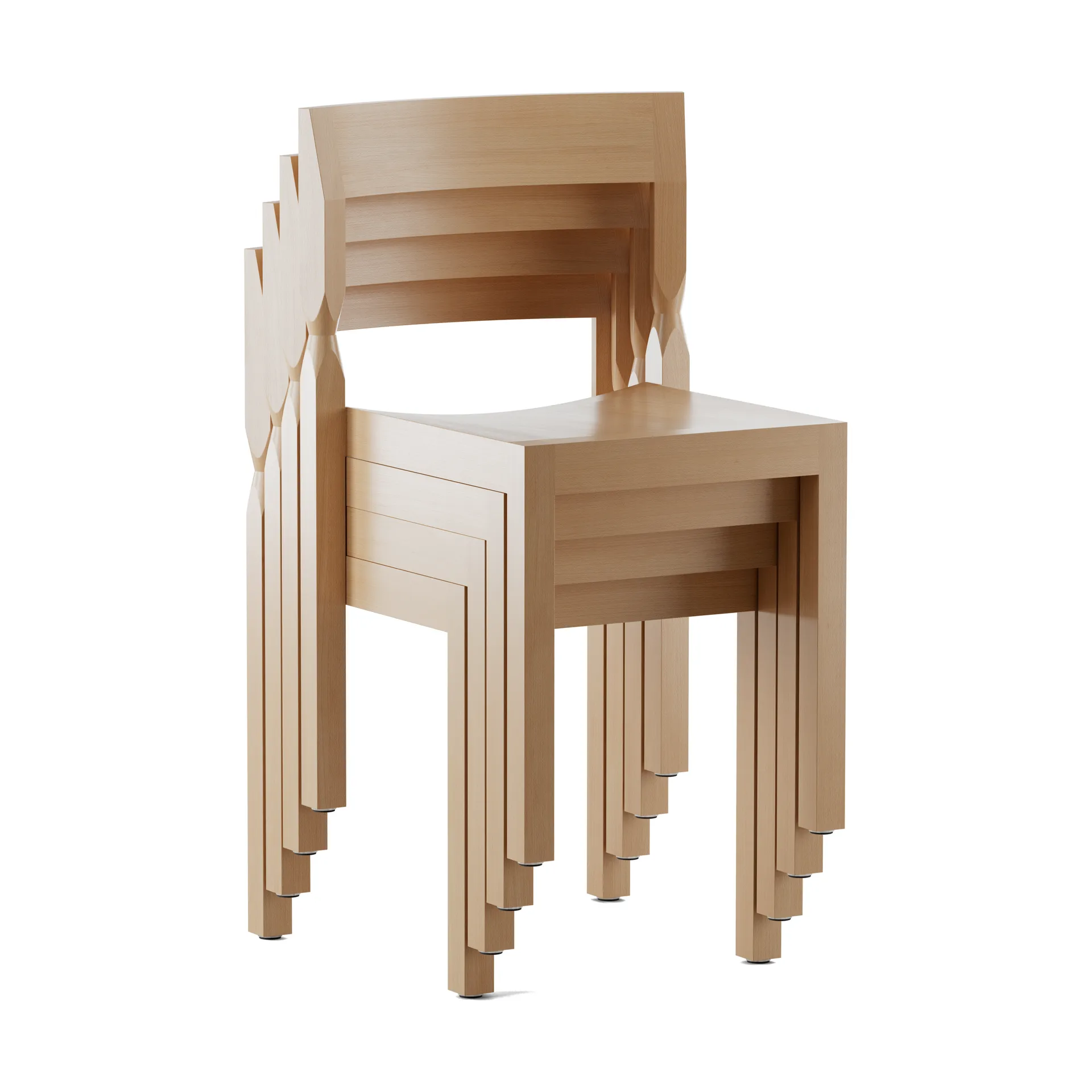 Woodwerk Stuhl, Natural beech Massproductions