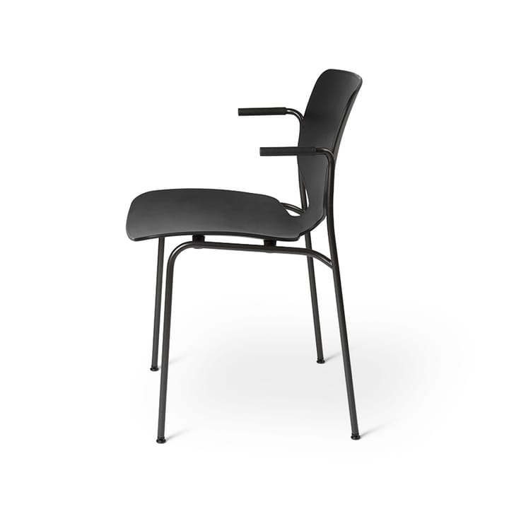 Nova Sea Stuhl, Black, schwarzes Stahlgestell Mater