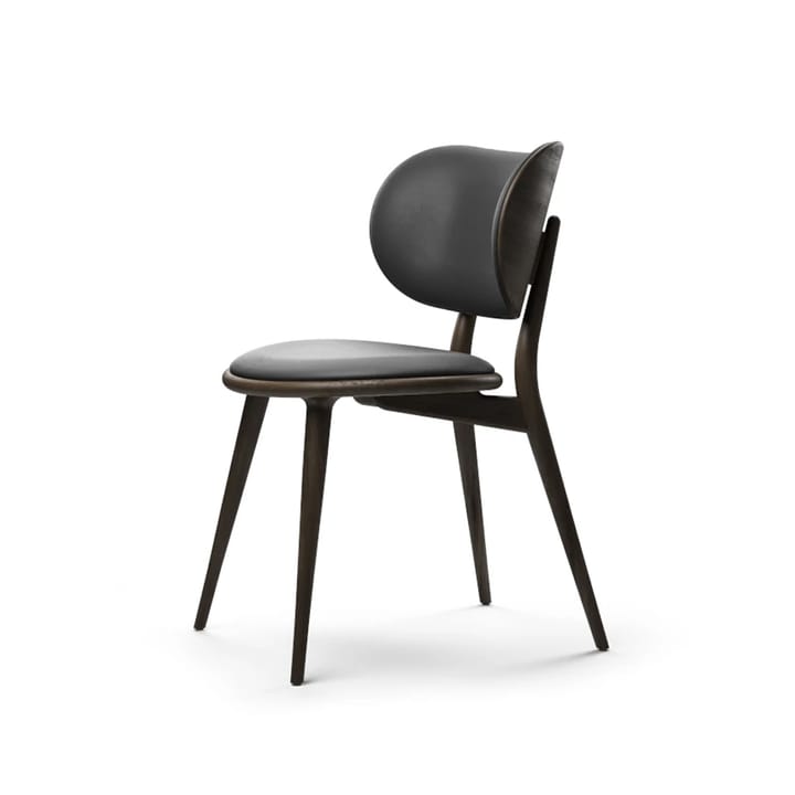 The Dining Chair Stuhl - Leder schwarz, Buche schwarz gebeizt - Mater