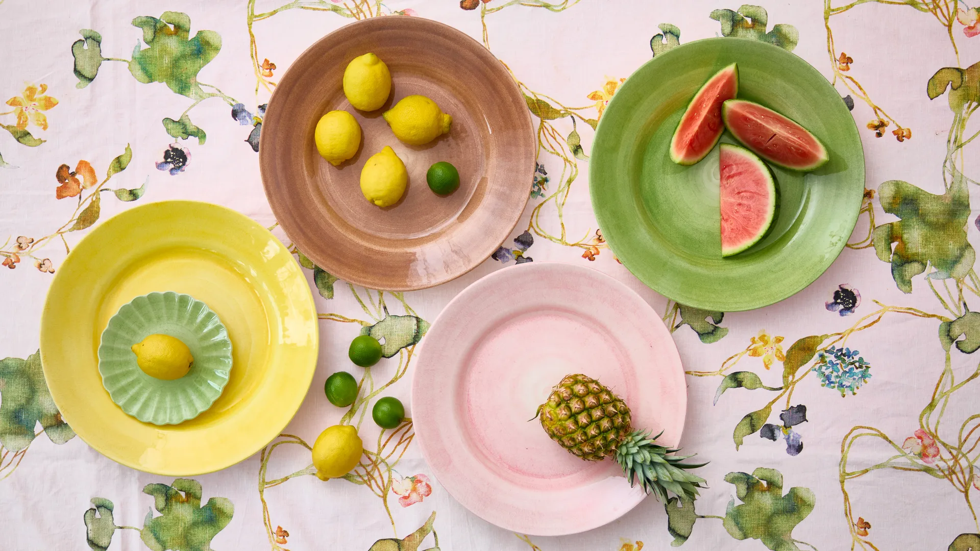 Basic Servierplatte Ø41 cm, Gelb Mateus