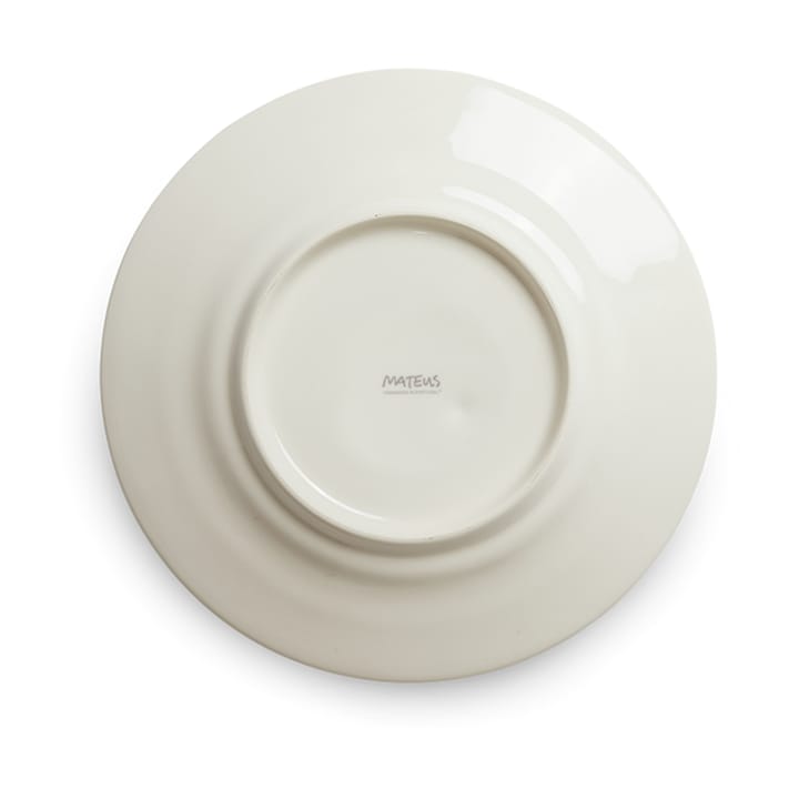 Basic Weihnachtsteller Ø 21 cm, Weiß-Multi Mateus