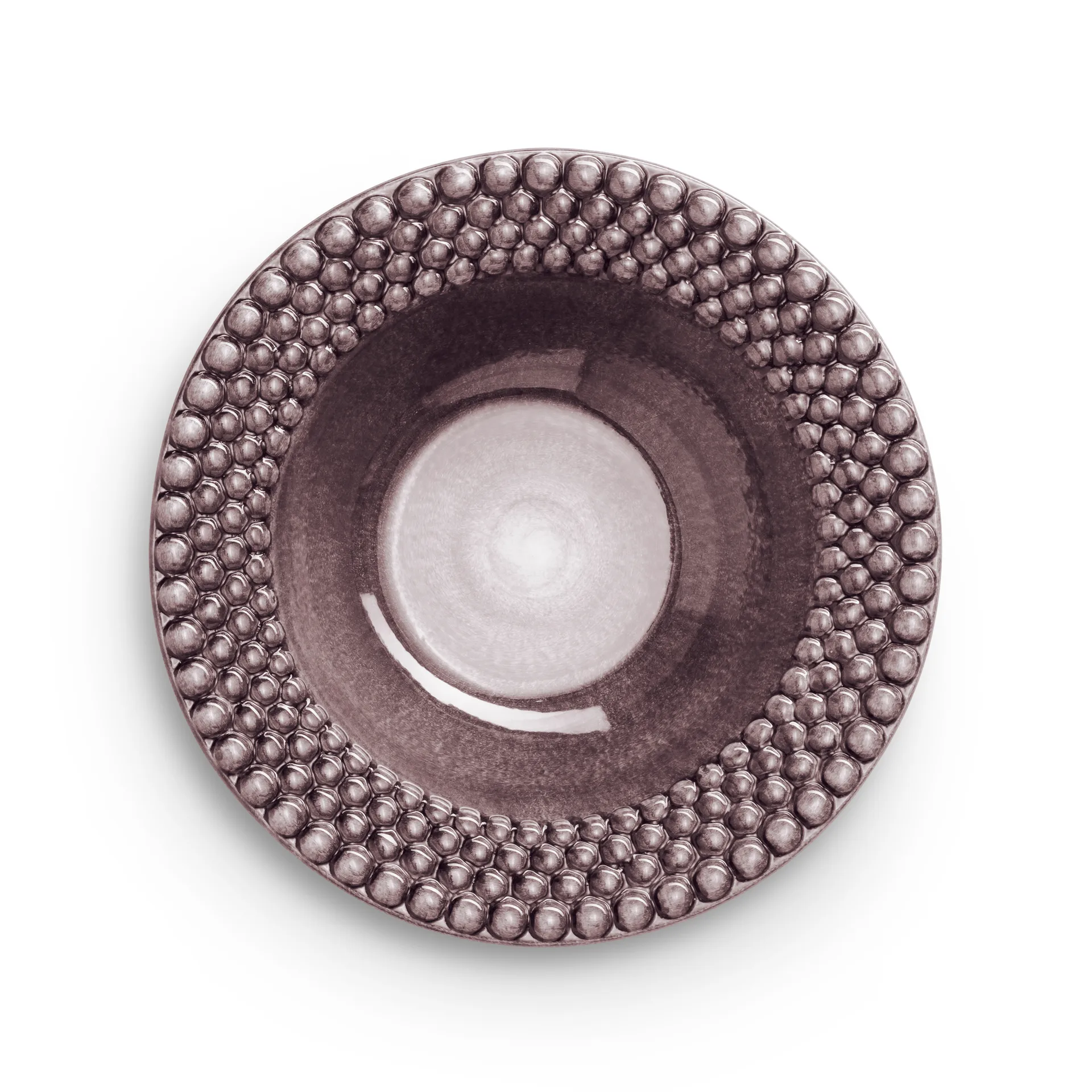 Bubbles Suppenteller 25cm, Pflaume Mateus