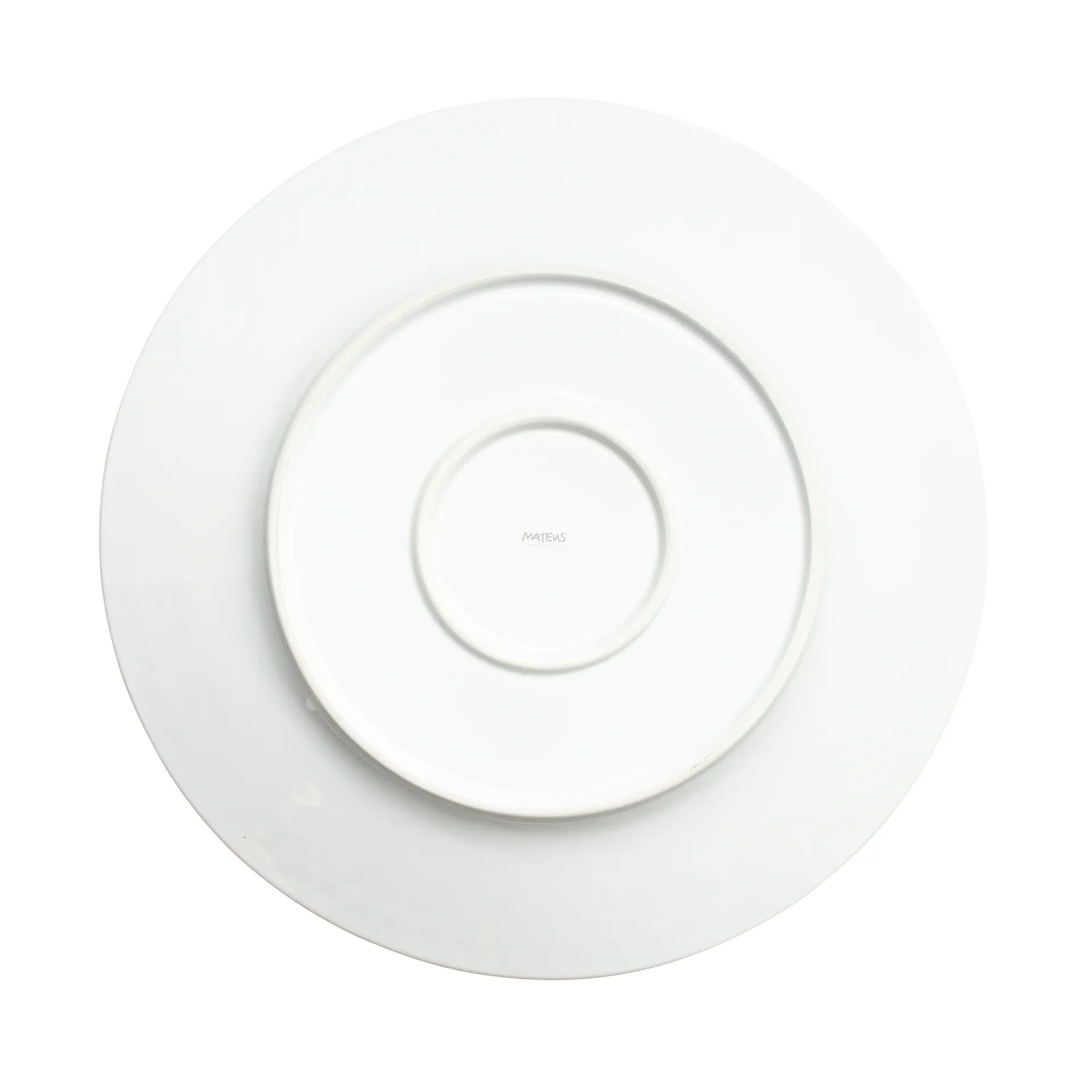 Bubbles Teller 42cm, Orange Mateus