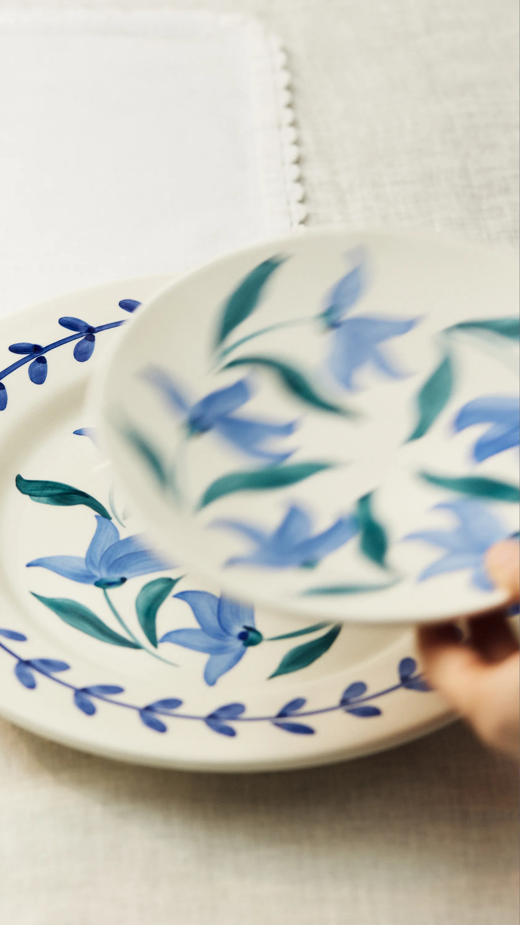 Flowers blossom Teller Ø20 cm, Weiß Mateus