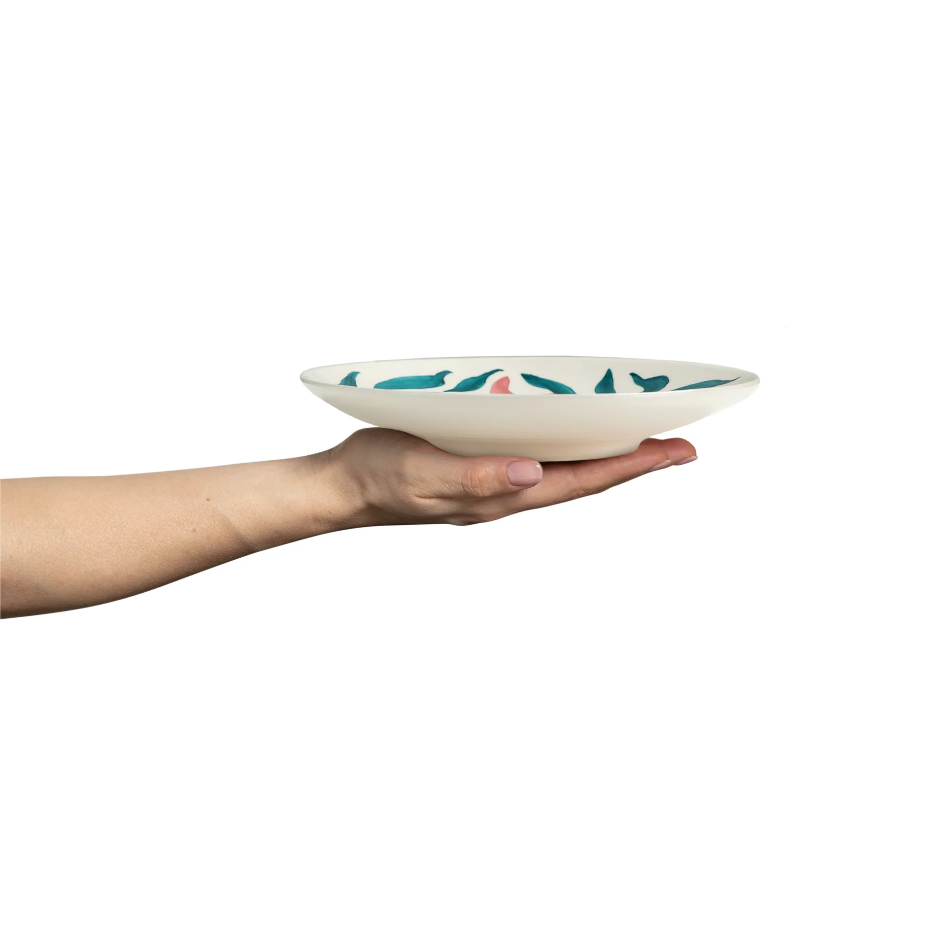 Flowers Water Lilies Teller Ø20 cm, Weiß Mateus