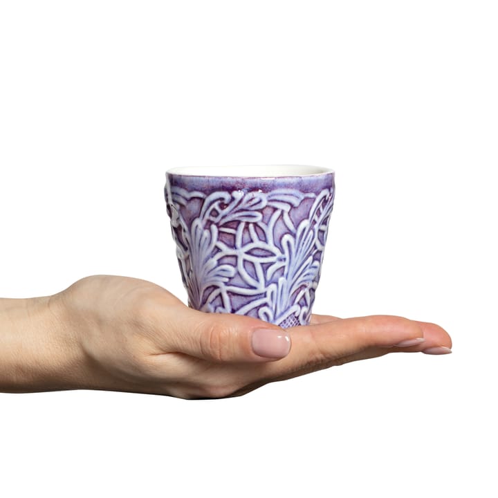 Lace Espressotasse 10cl - Violett - Mateus