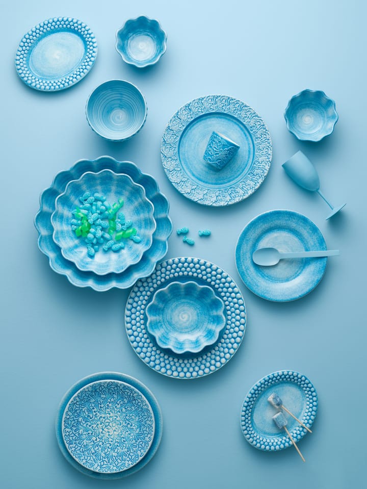 Lace Teller 25cm, Türkis Mateus
