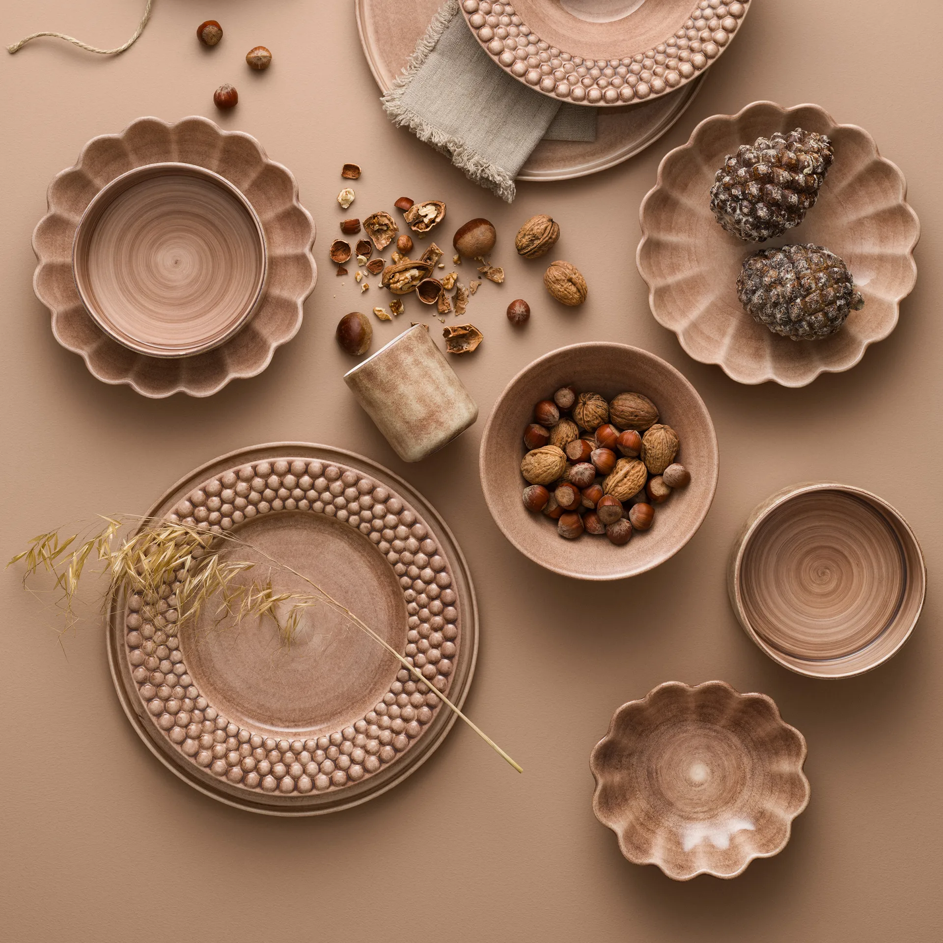 Oyster Schale 16 x 18cm, Cinnamon Mateus