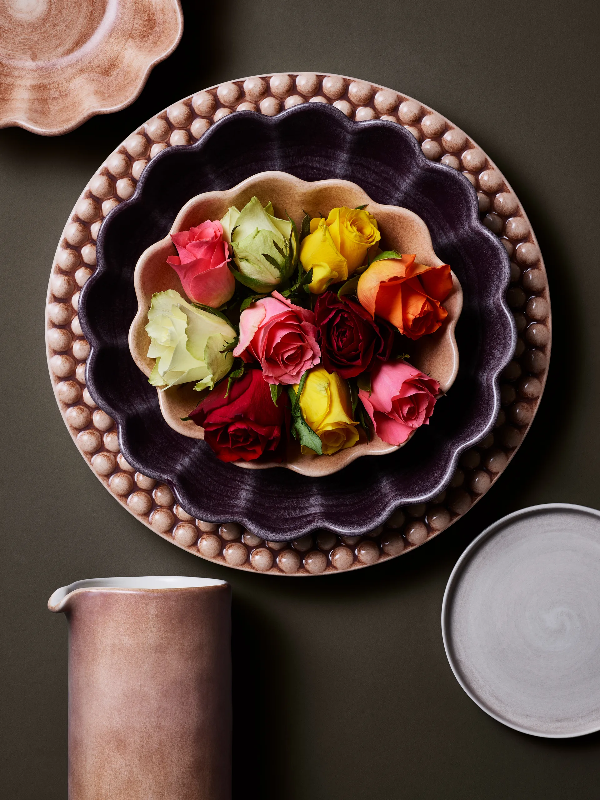 Oyster Schale 16 x 18cm, Cinnamon Mateus