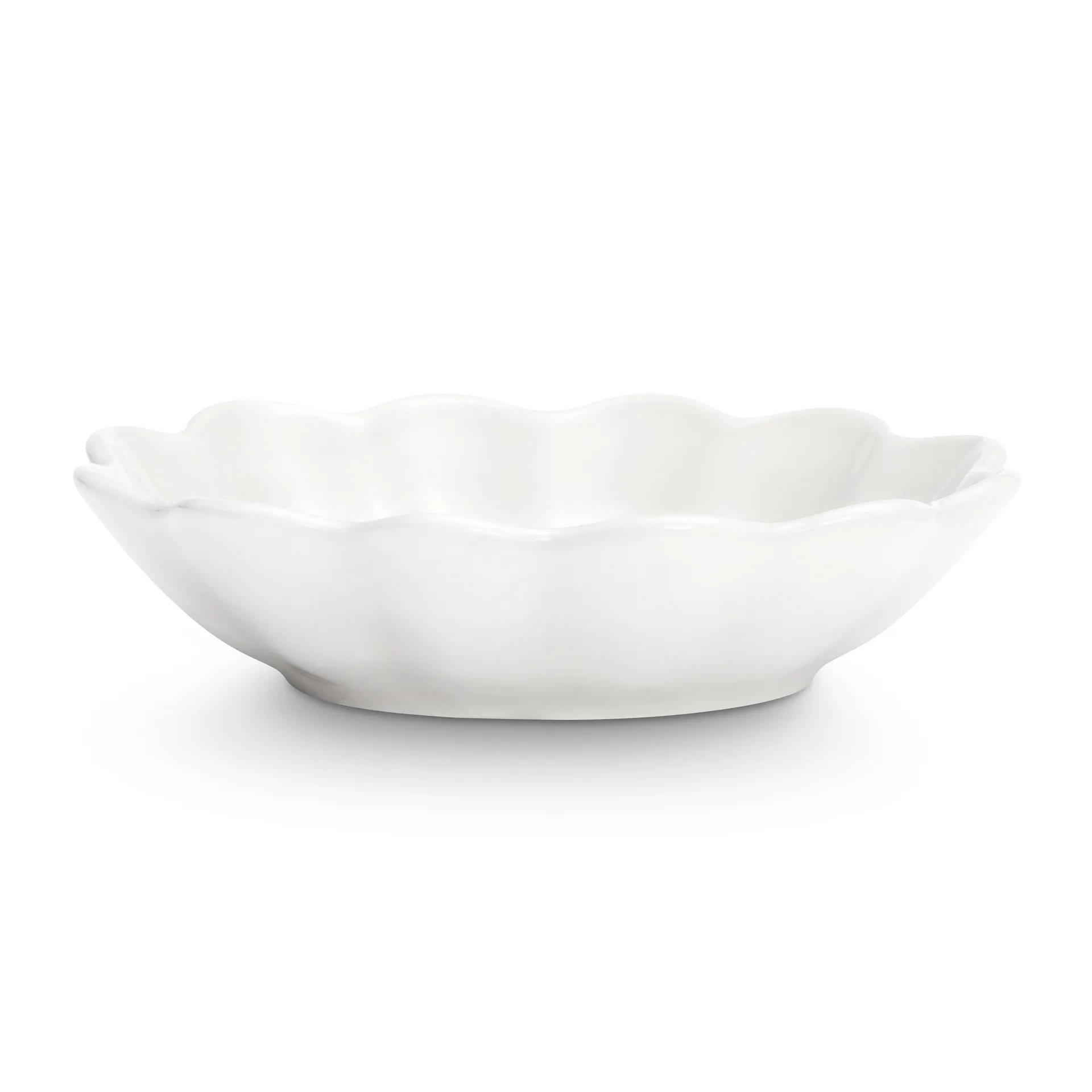 Oyster Schale 16x18 cm, Weiß Mateus