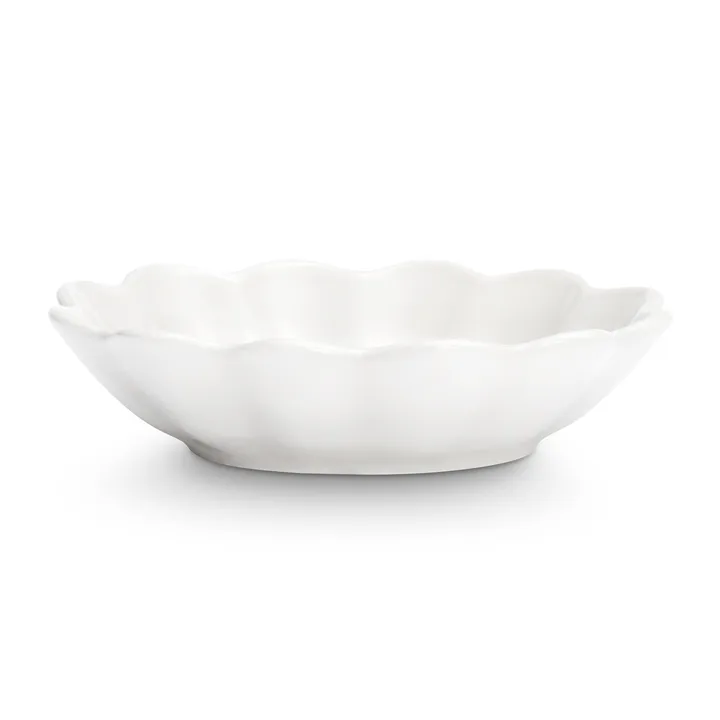 Oyster Schale 16x18 cm - Weiß - Mateus