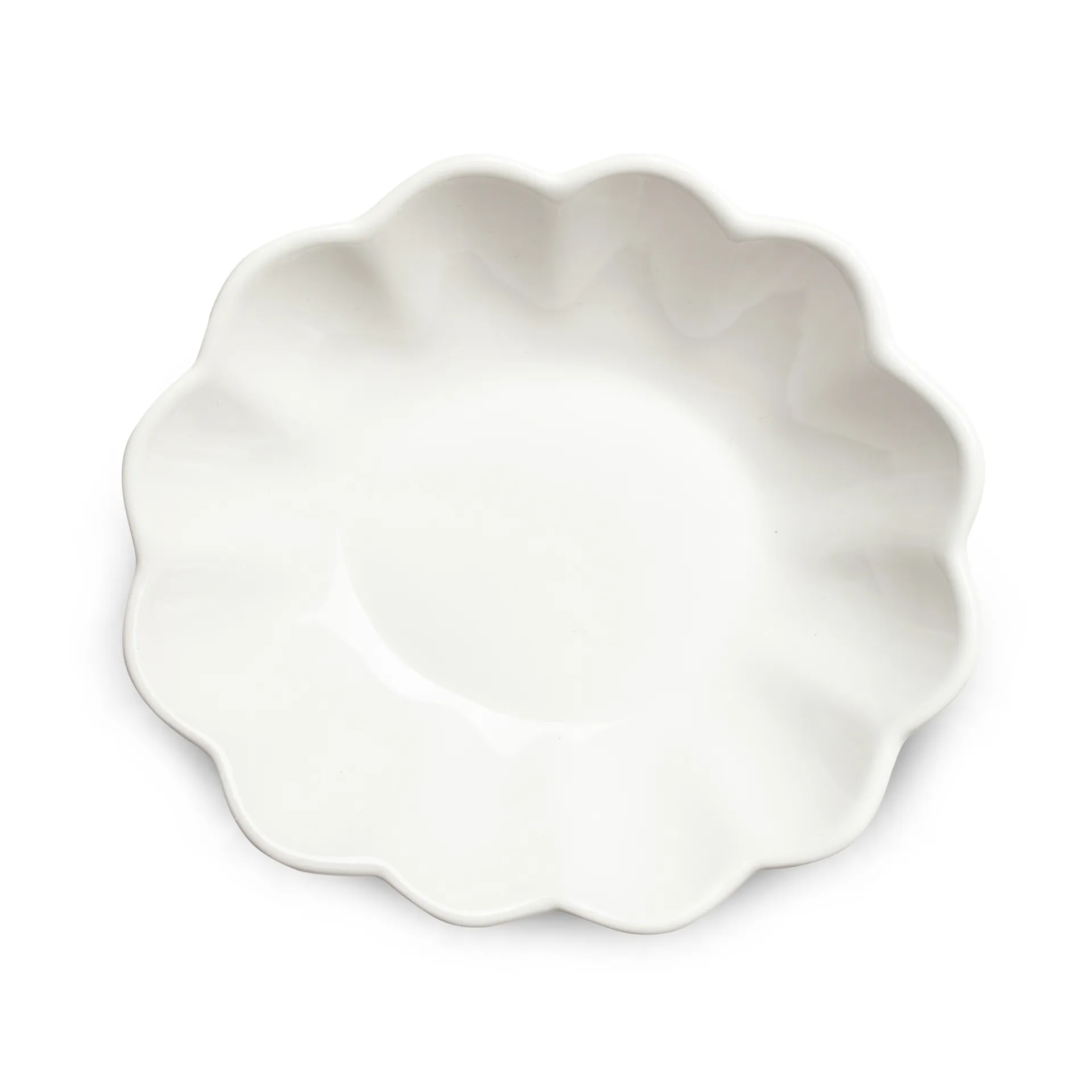 Oyster Schale 16x18 cm, Weiß Mateus