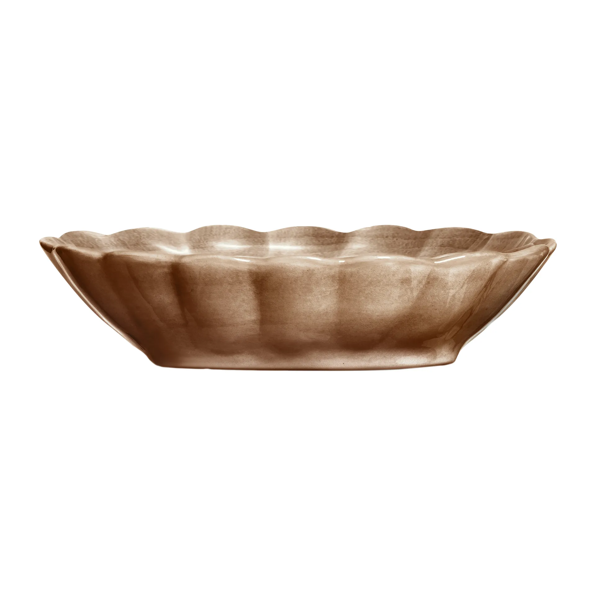 Oyster Schale 18 x 23cm, Cinnamon Mateus