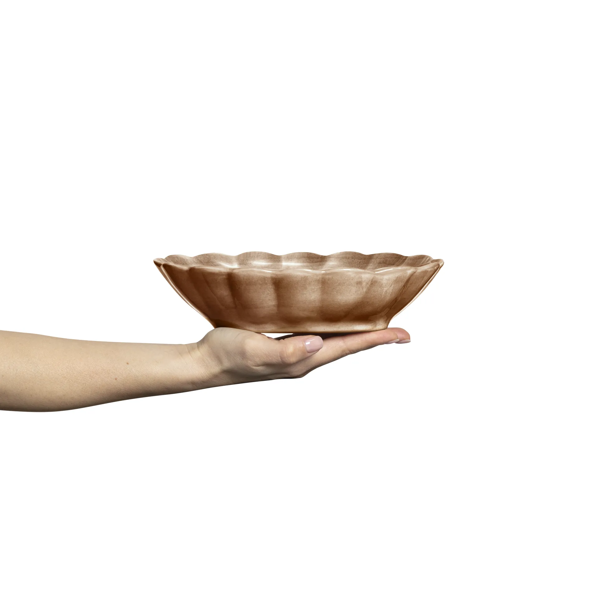 Oyster Schale 18 x 23cm, Cinnamon Mateus