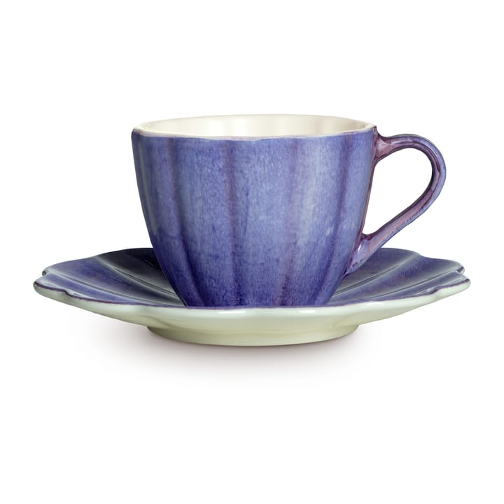 Oyster Tasse mit Untertasse 25 cl - Veilchen - Mateus