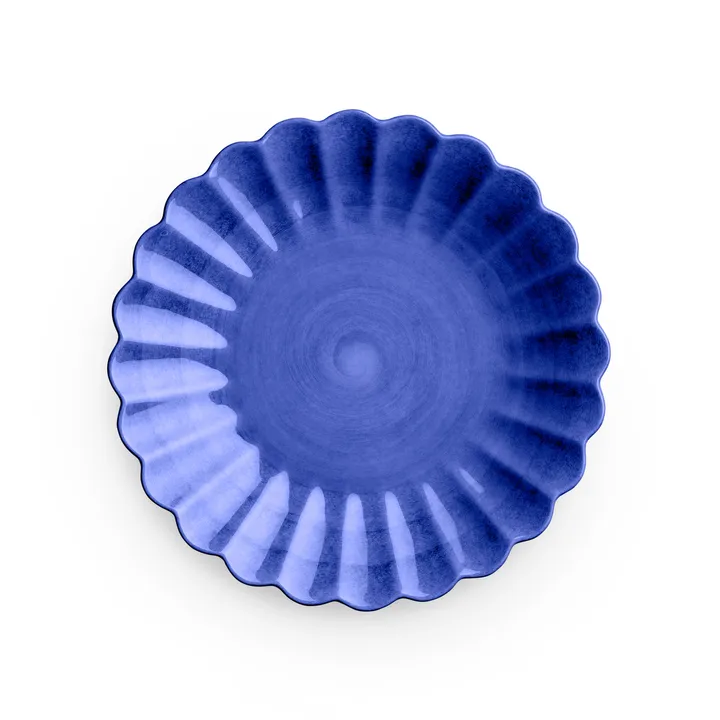 Oyster Teller 20 cm - Blau - Mateus