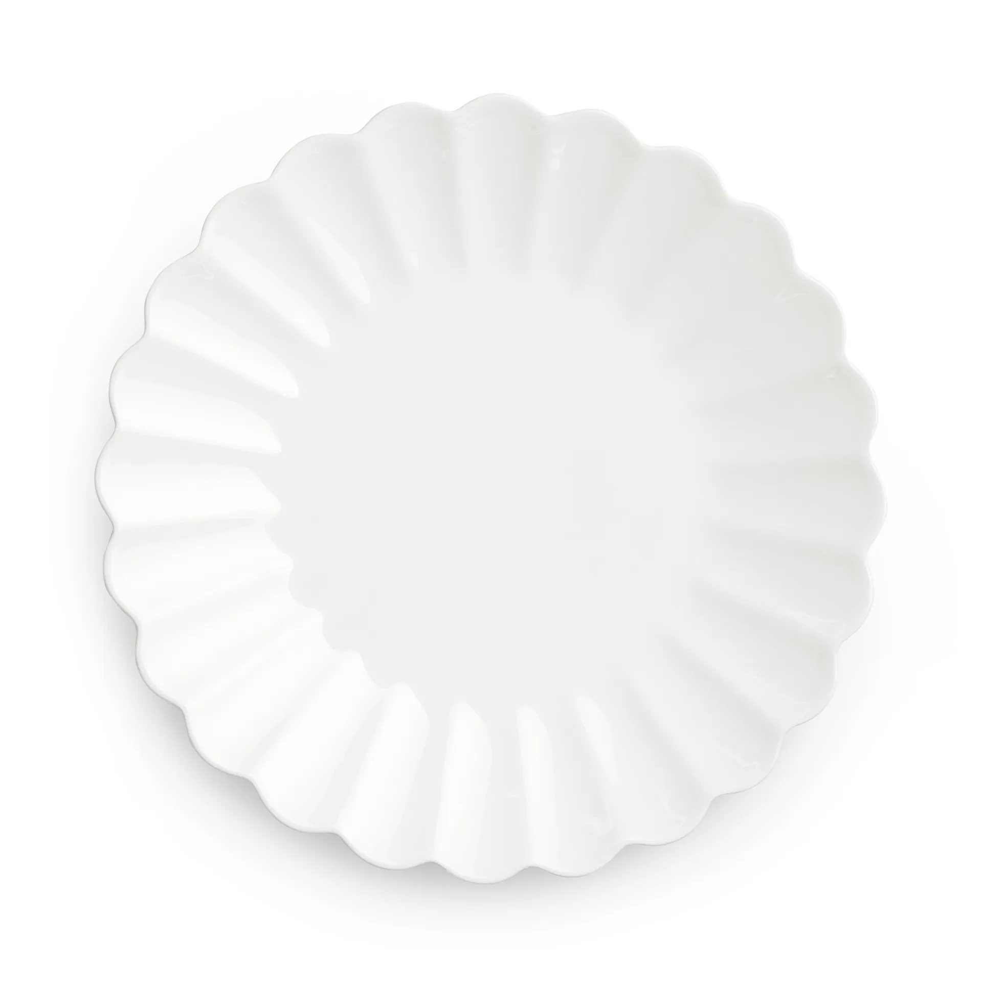 Oyster Teller 20 cm, Weiß Mateus