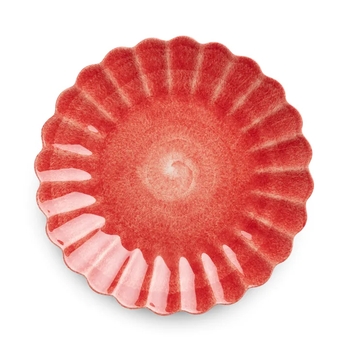 Oyster Teller 28 cm - Rot - Mateus
