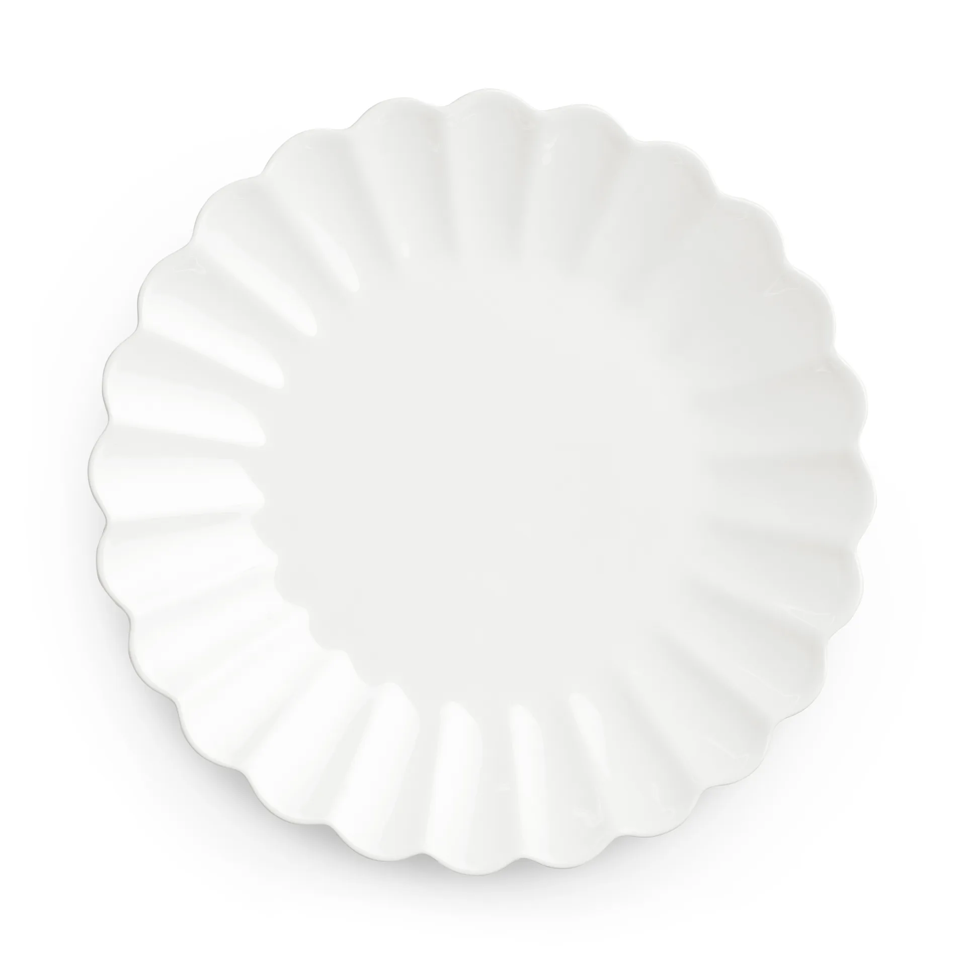 Oyster Teller 28 cm, Weiß Mateus
