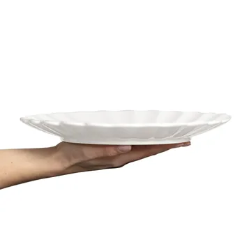 Oyster Teller 28 cm - Weiß - Mateus