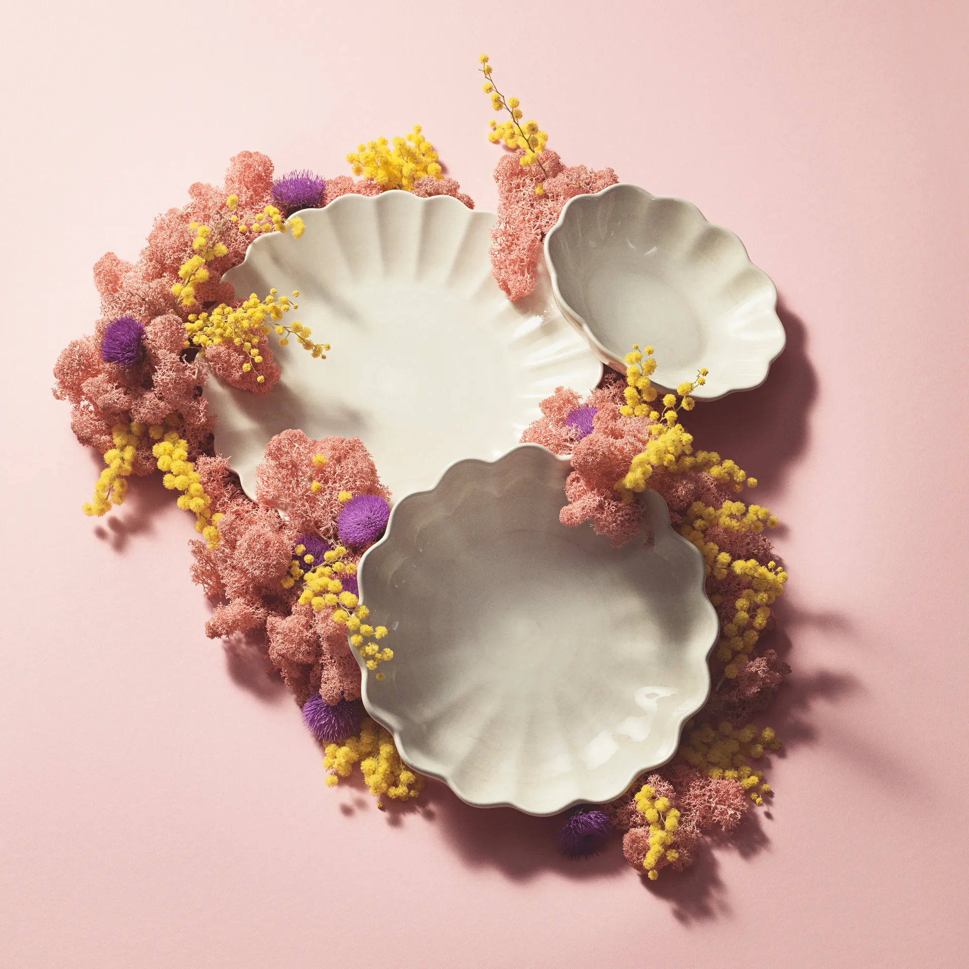 Oyster Teller 28cm, Sand Mateus