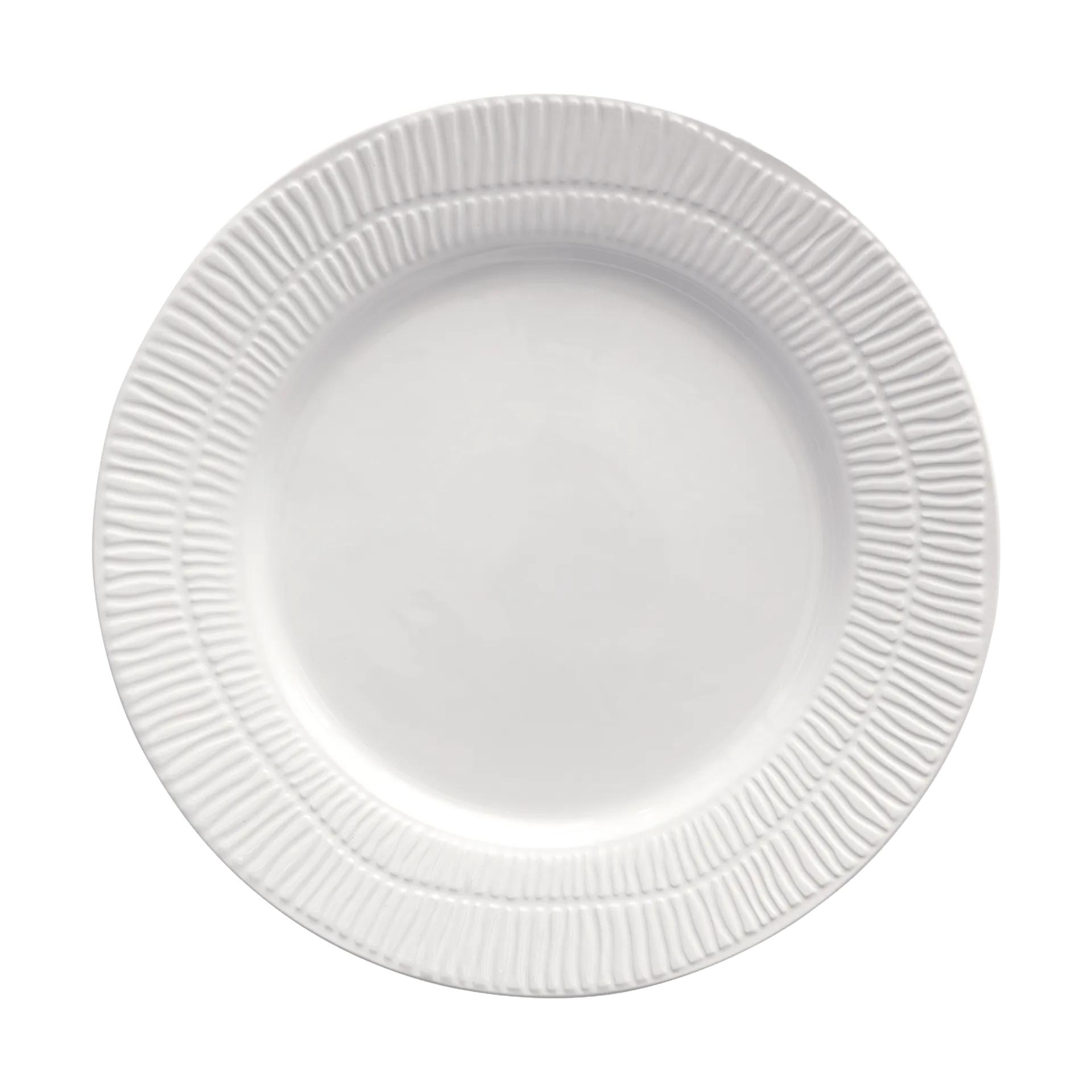 Stripes Teller Ø28cm, Weiß Mateus