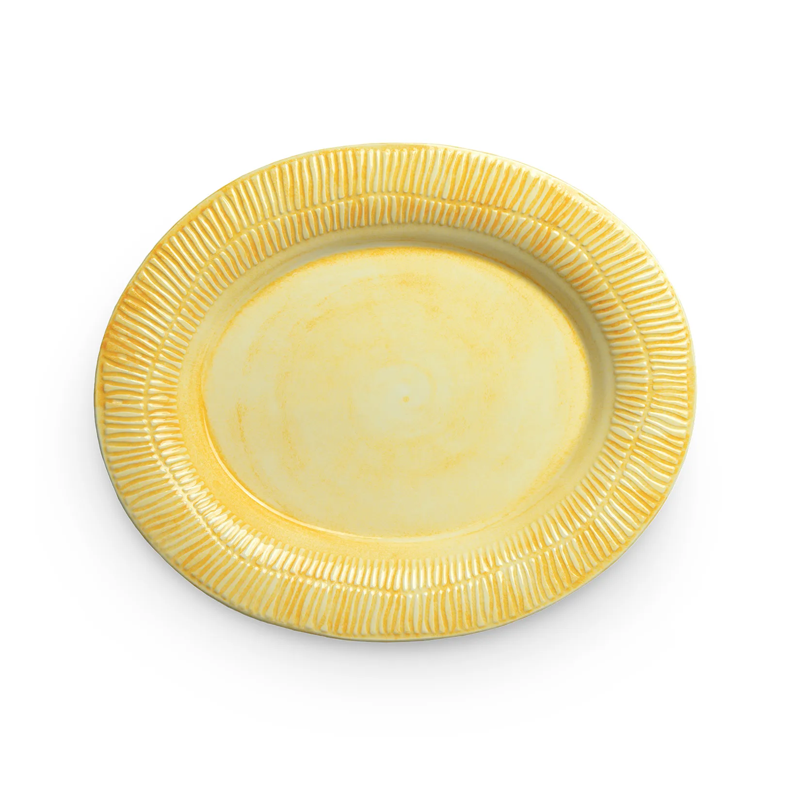 Stripes Teller 30 x 35cm, Gelb Mateus