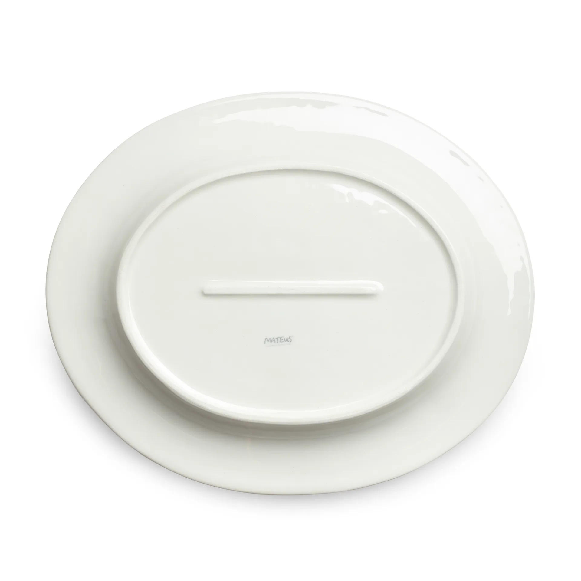 Stripes Teller 30 x 35cm, Grau Mateus