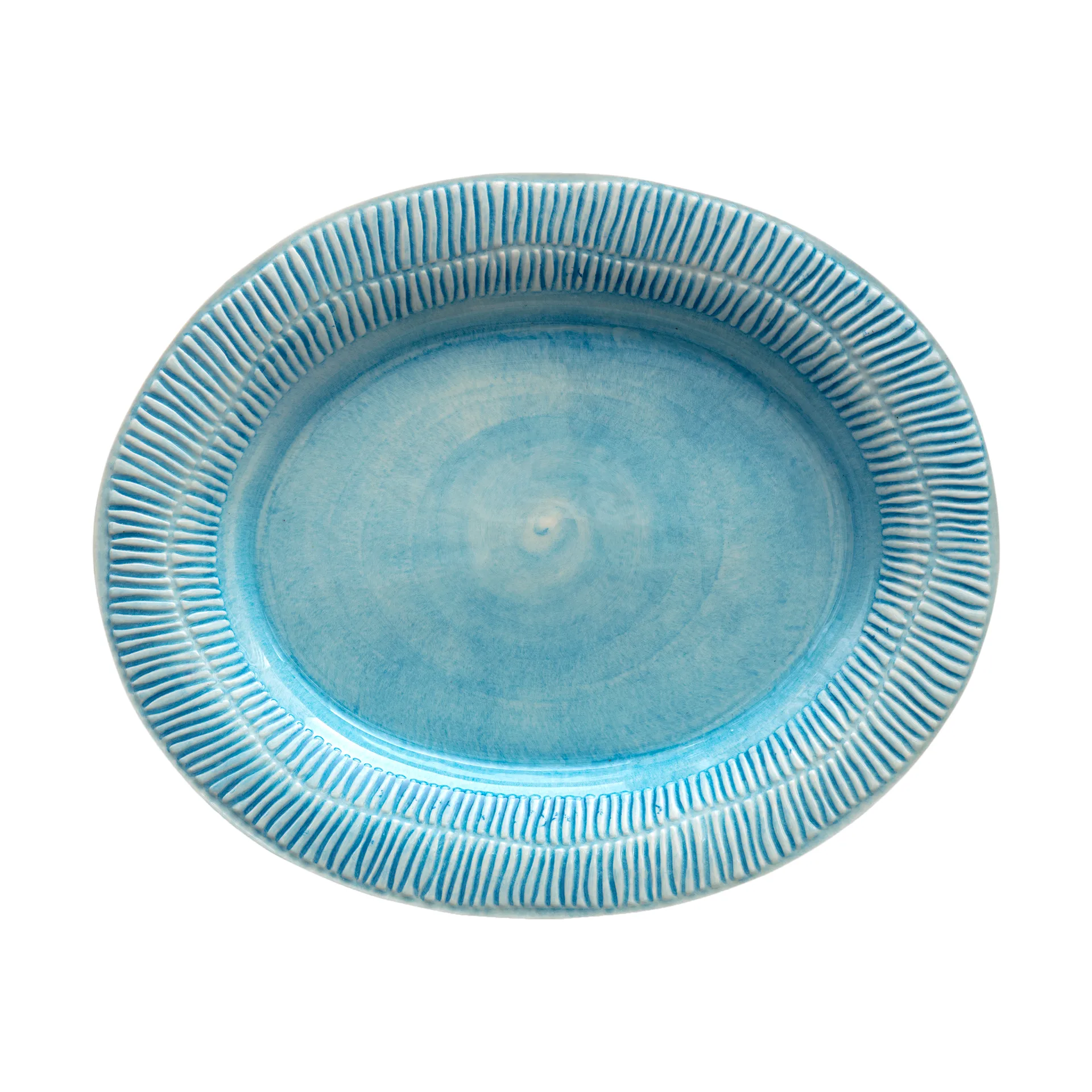 Stripes Teller 30 x 35cm, Türkis Mateus