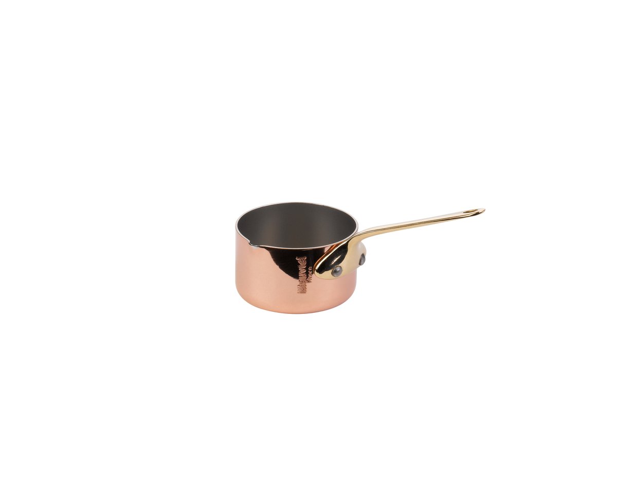 Mauviel Kasserolle mit Ausguss mini 5 cl Kupfer-Messing