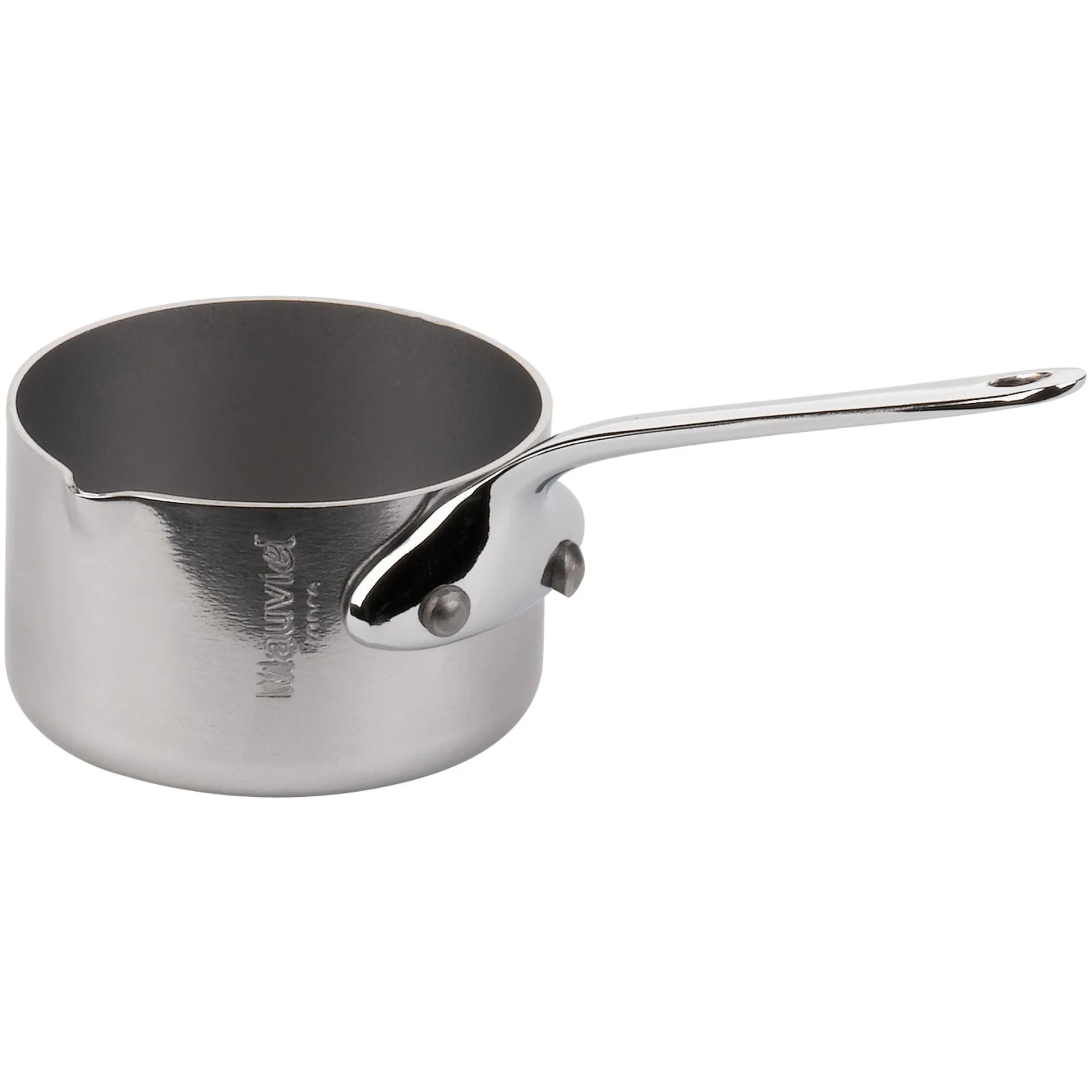 Kasserolle mit Ausguss Mini Cook Style 5 cl, Stahl Mauviel