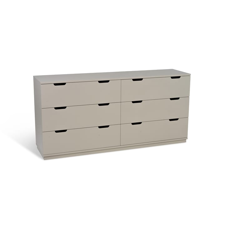Aoko Kommode doppelt 6 Schubladen, Beige Mavis