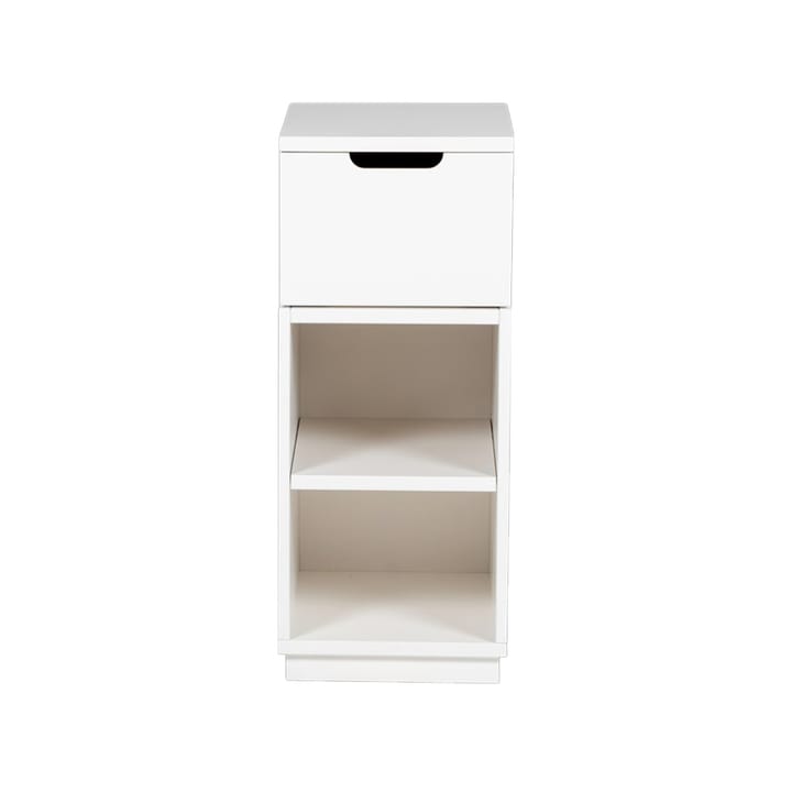 Aoko Nachttisch 72 cm 1 Schublade - Weißlack - Mavis