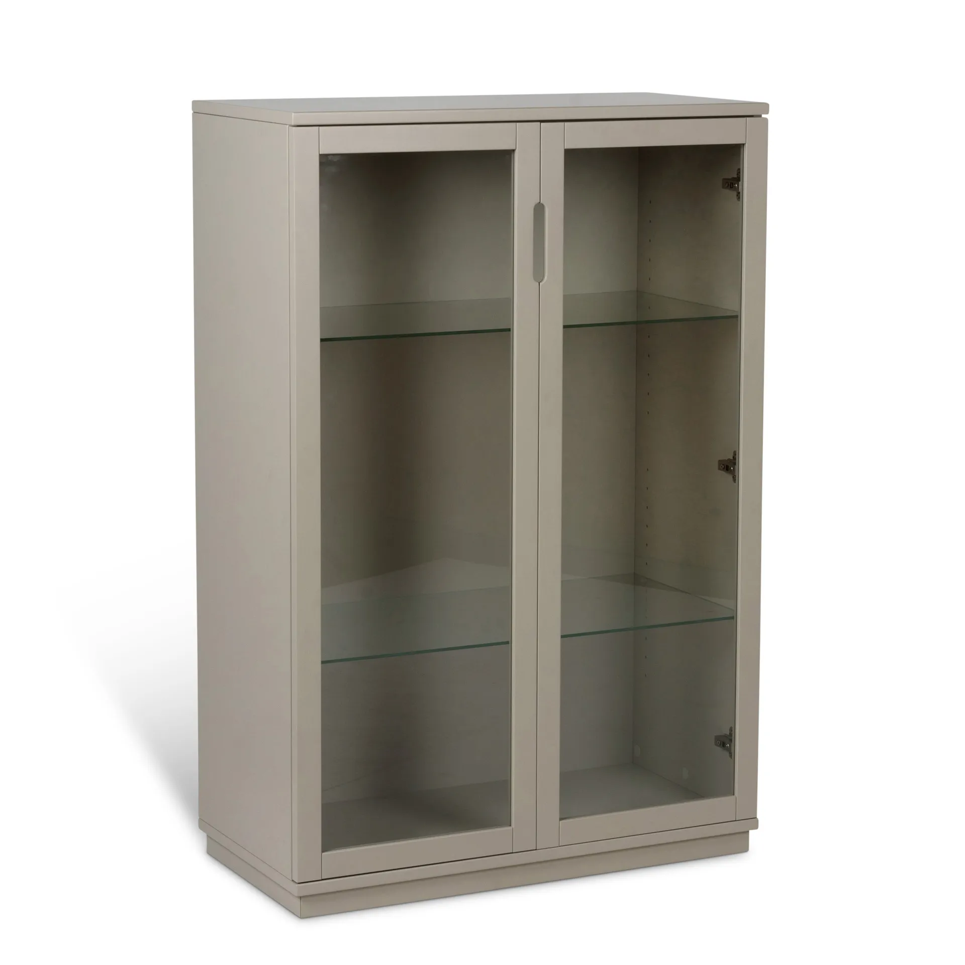 Aoko Vitrinenschrank 120 cm, Beige Mavis