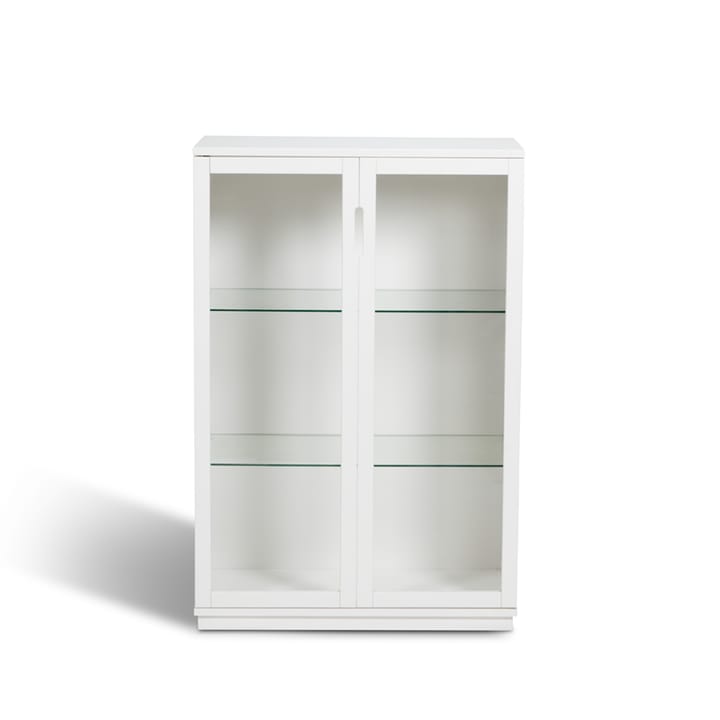 Aoko Vitrinenschrank 120 cm - Weißlack - Mavis