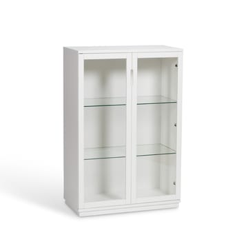 Aoko Vitrinenschrank 120 cm - Weißlack - Mavis