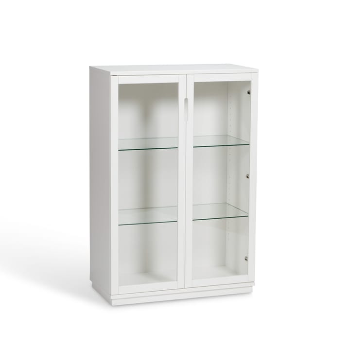 Aoko Vitrinenschrank 120 cm, Weißlack Mavis